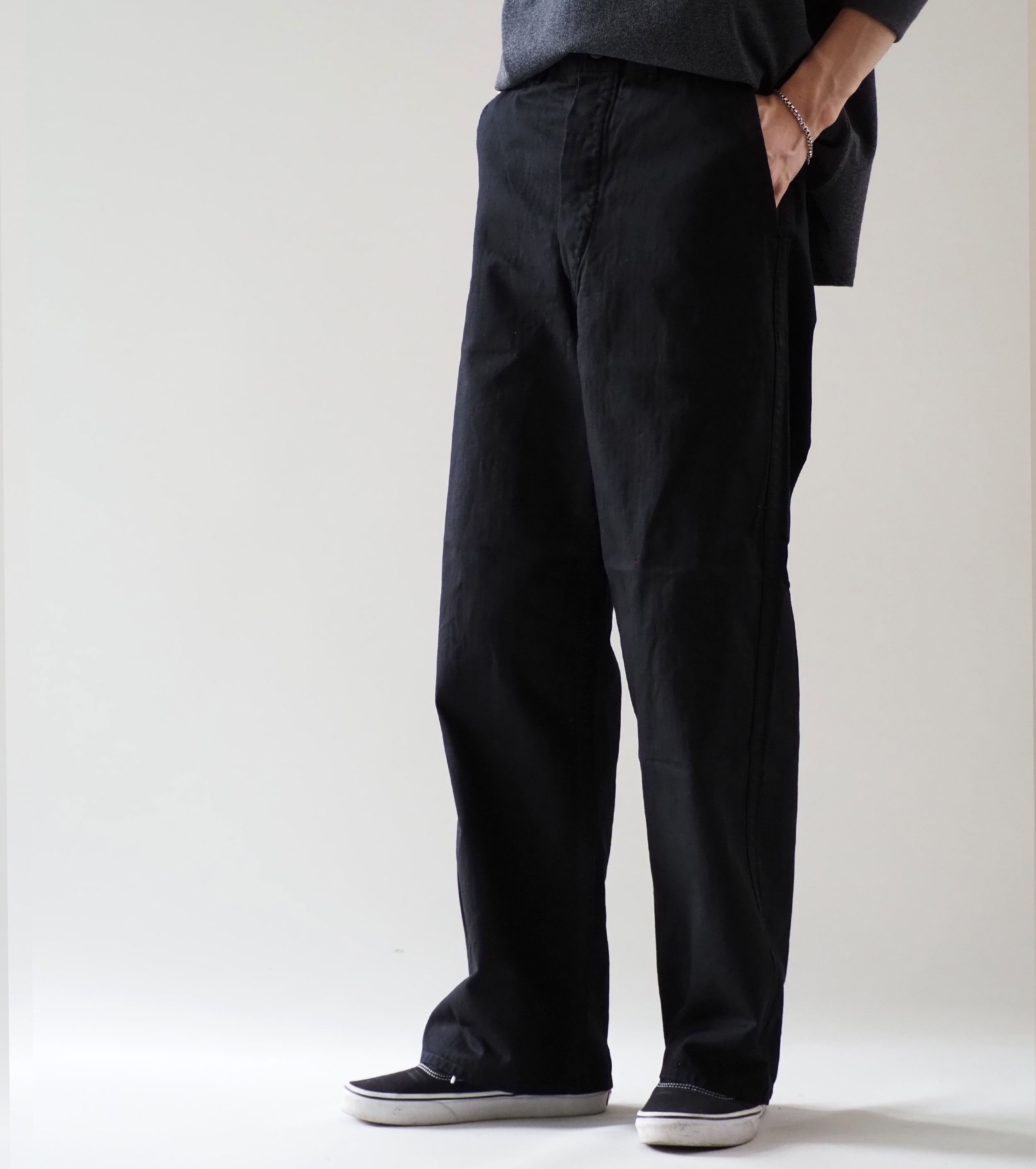 orslow ワイドフィットフレンチワークパンツ ＜UNISEX＞ , Black