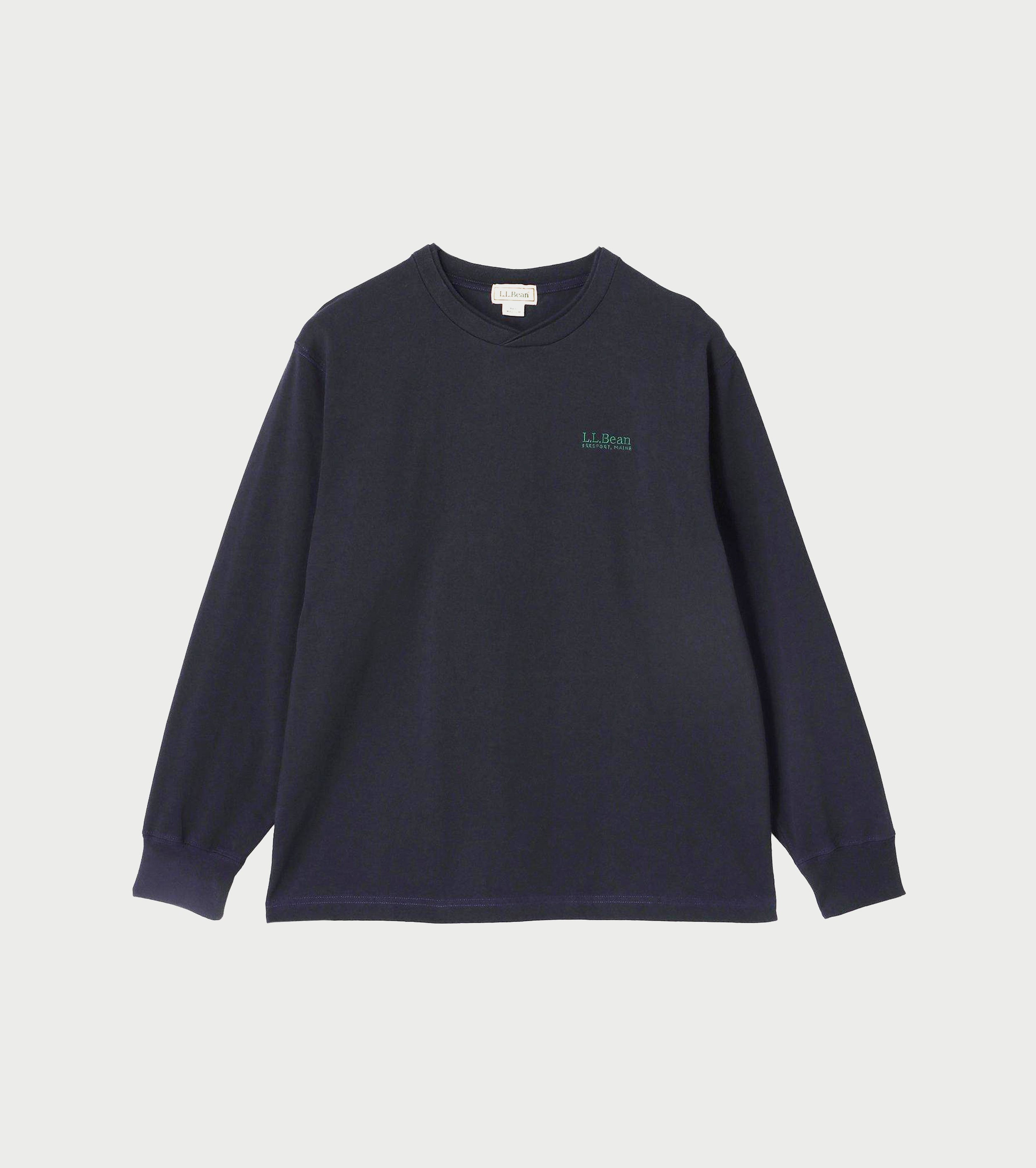 L.L.Bean JAPAN EDITION  Union Long-Sleeve Tee,  Navy