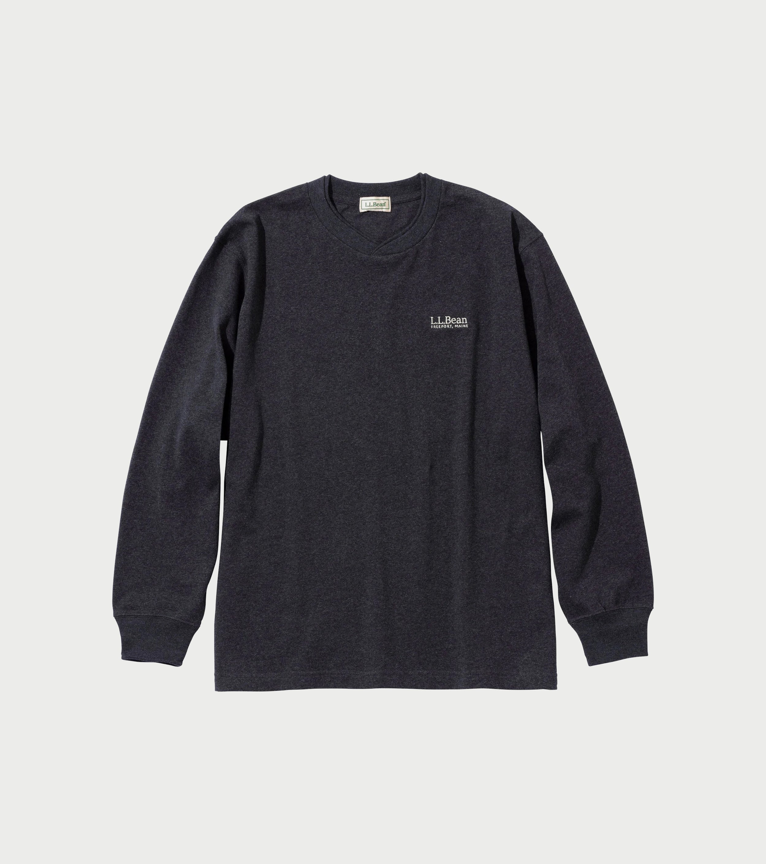 L.L.Bean JAPAN EDITION ユニオン ロングスリーブ ティー , Top Charcoal
