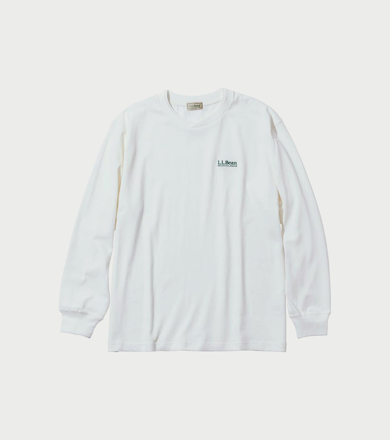 L.L.Bean JAPAN EDITION ユニオン ロングスリーブ ティー , White