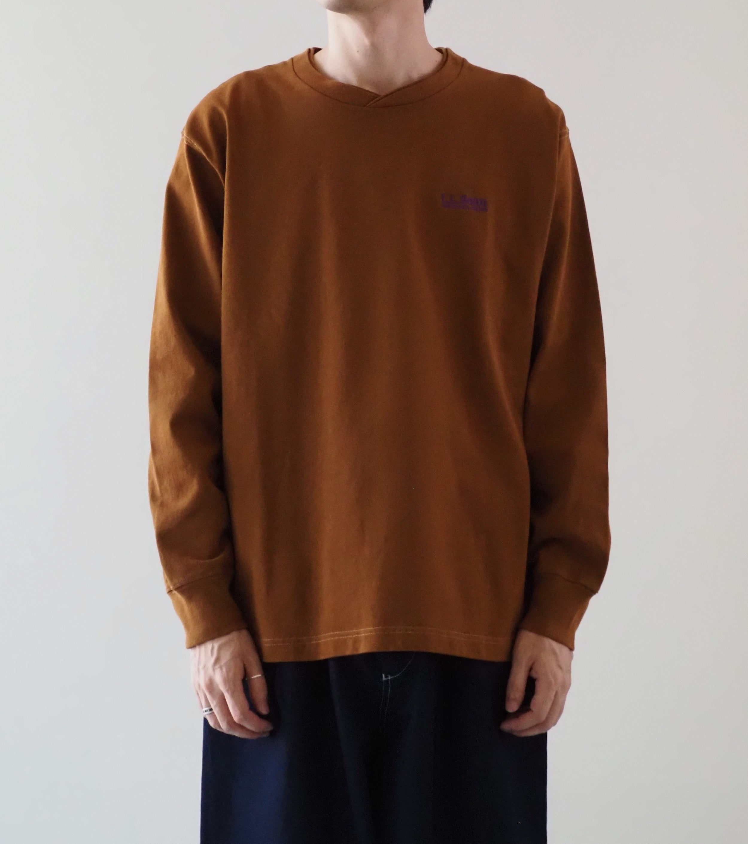 L.L.Bean JAPAN EDITION ユニオン ロングスリーブ ティー , Caramel