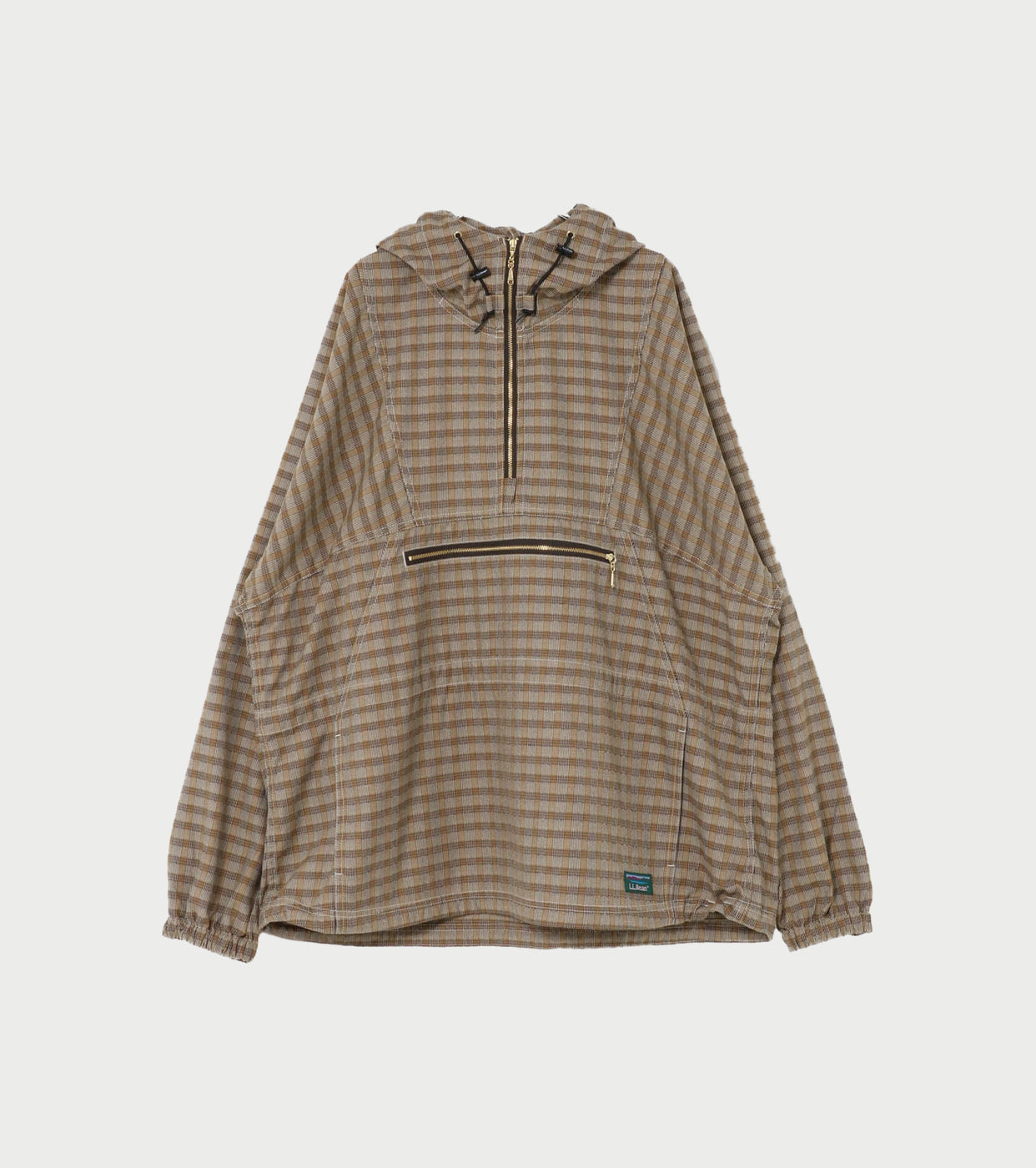 L.L.Bean JAPAN EDITION カリブー  アノラック, Brown × Off