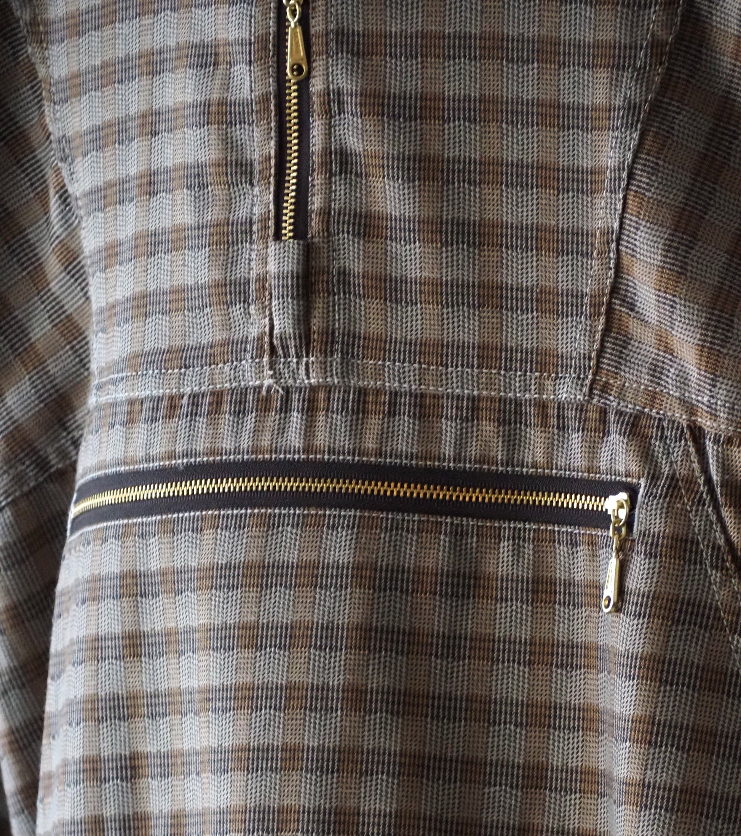 L.L.Bean JAPAN EDITION カリブー  アノラック, Brown × Off