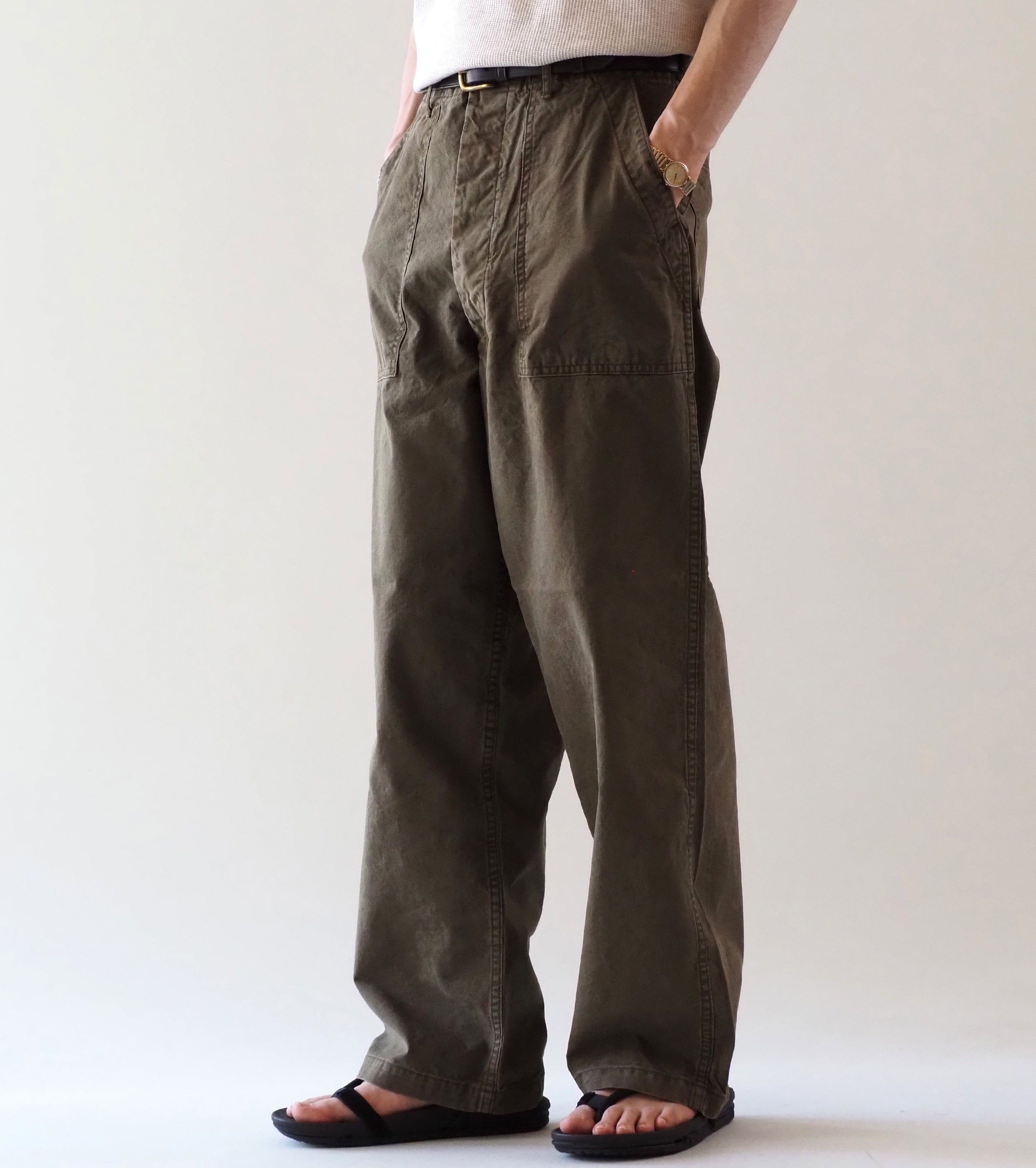 orslow サマー ファティーグ パンツ, Olive