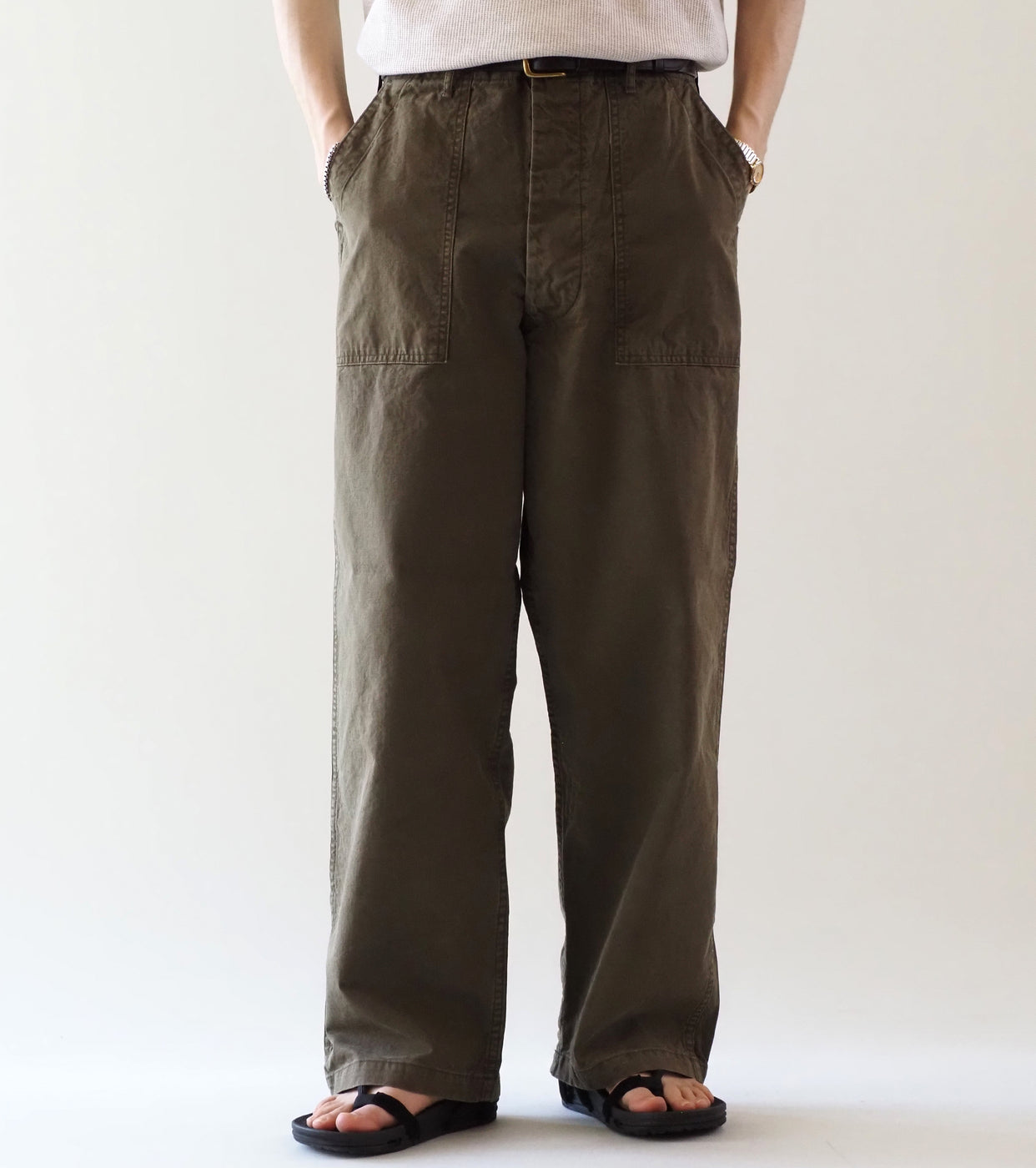 orslow サマー ファティーグ パンツ, Olive