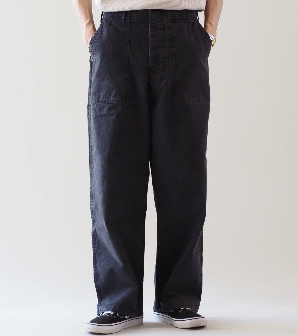 orslow サマー ファティーグ パンツ, Black