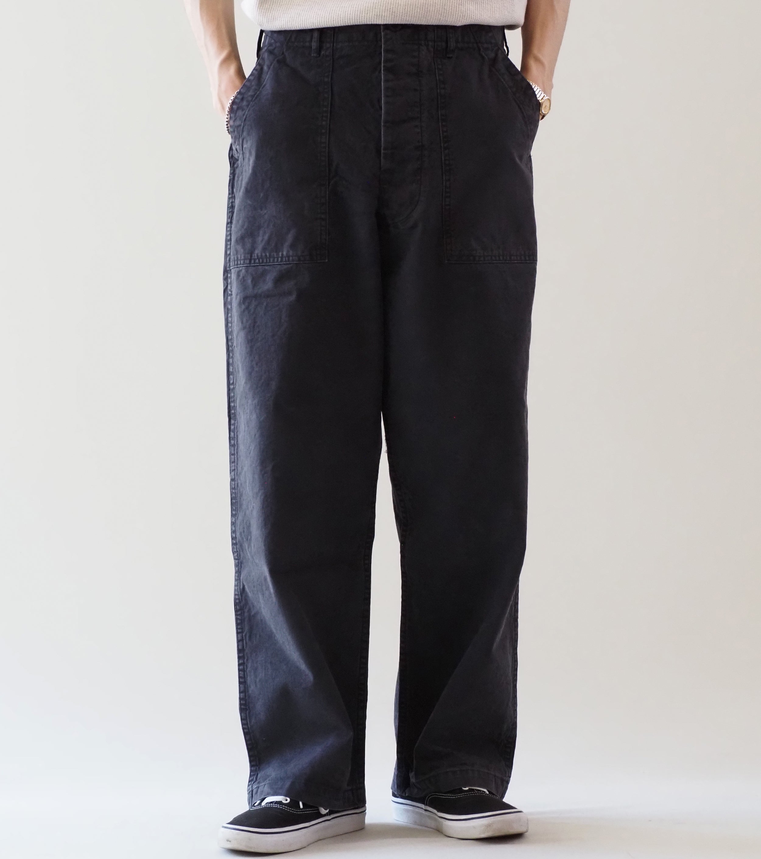 orslow サマー ファティーグ パンツ, Black
