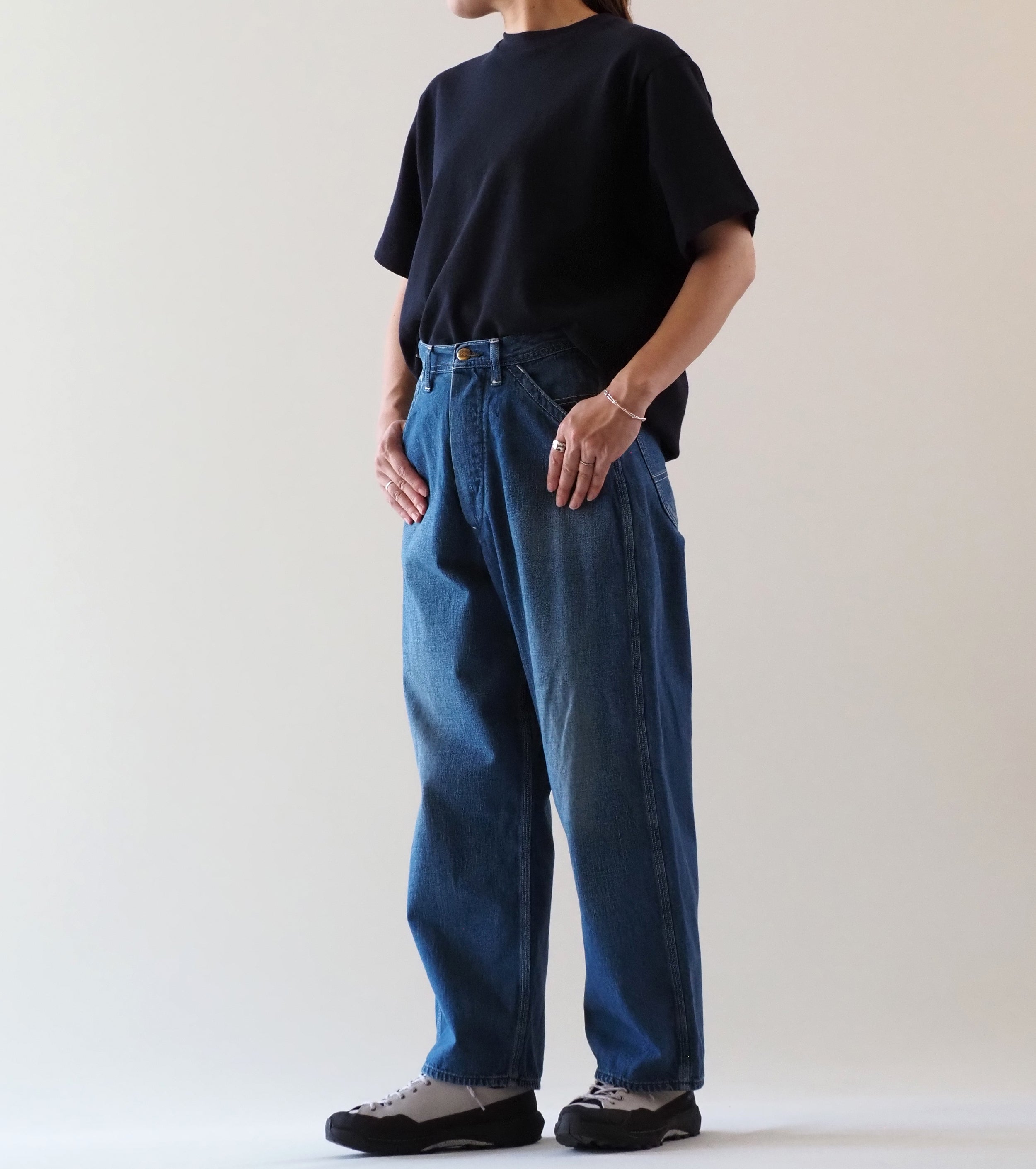 orslow  Women's Wide Fit 30's Painter Pants , Denim Used