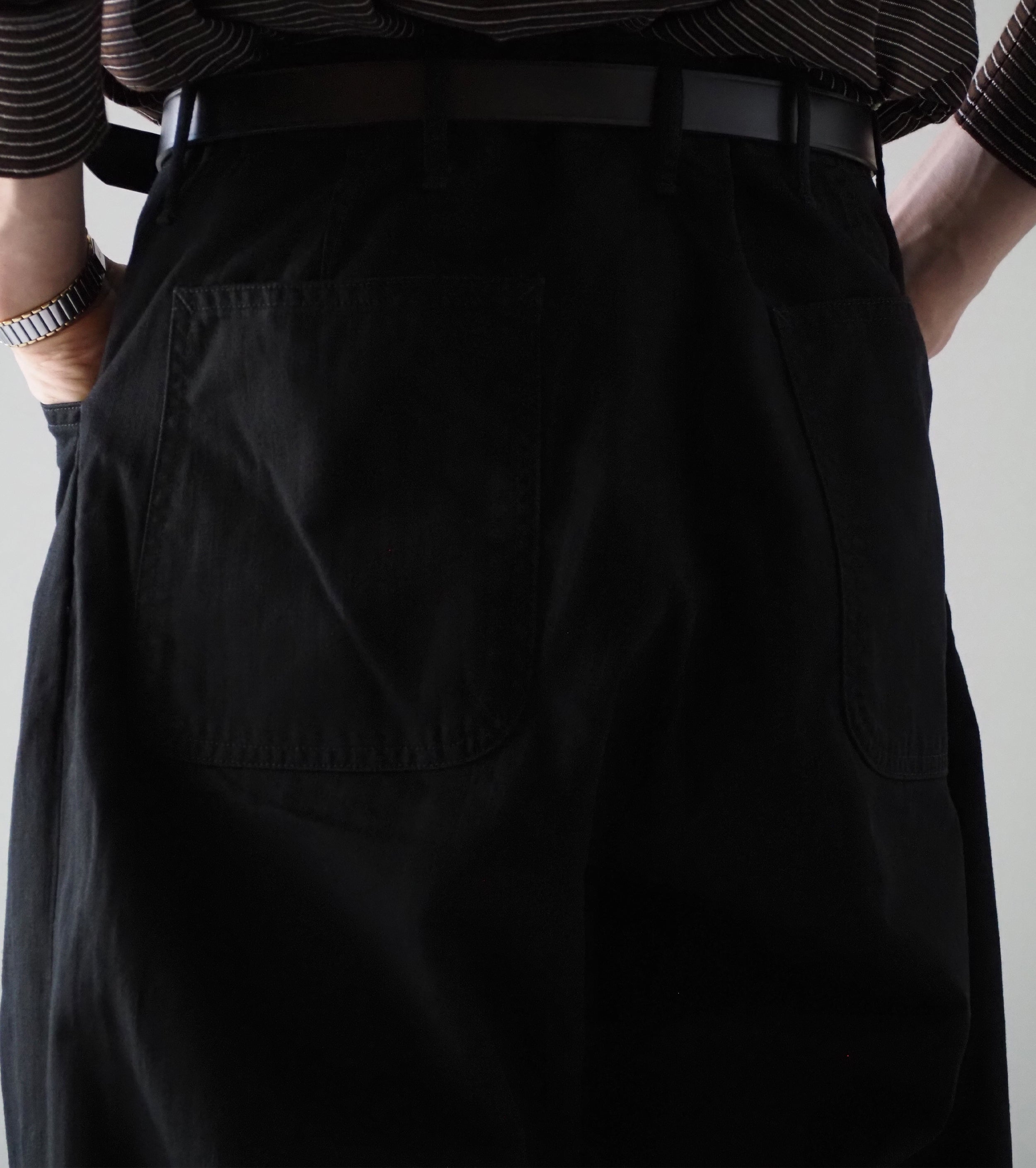 orslow  U.S NAVY ワイドフィット ユーティリティ パンツ  , Black