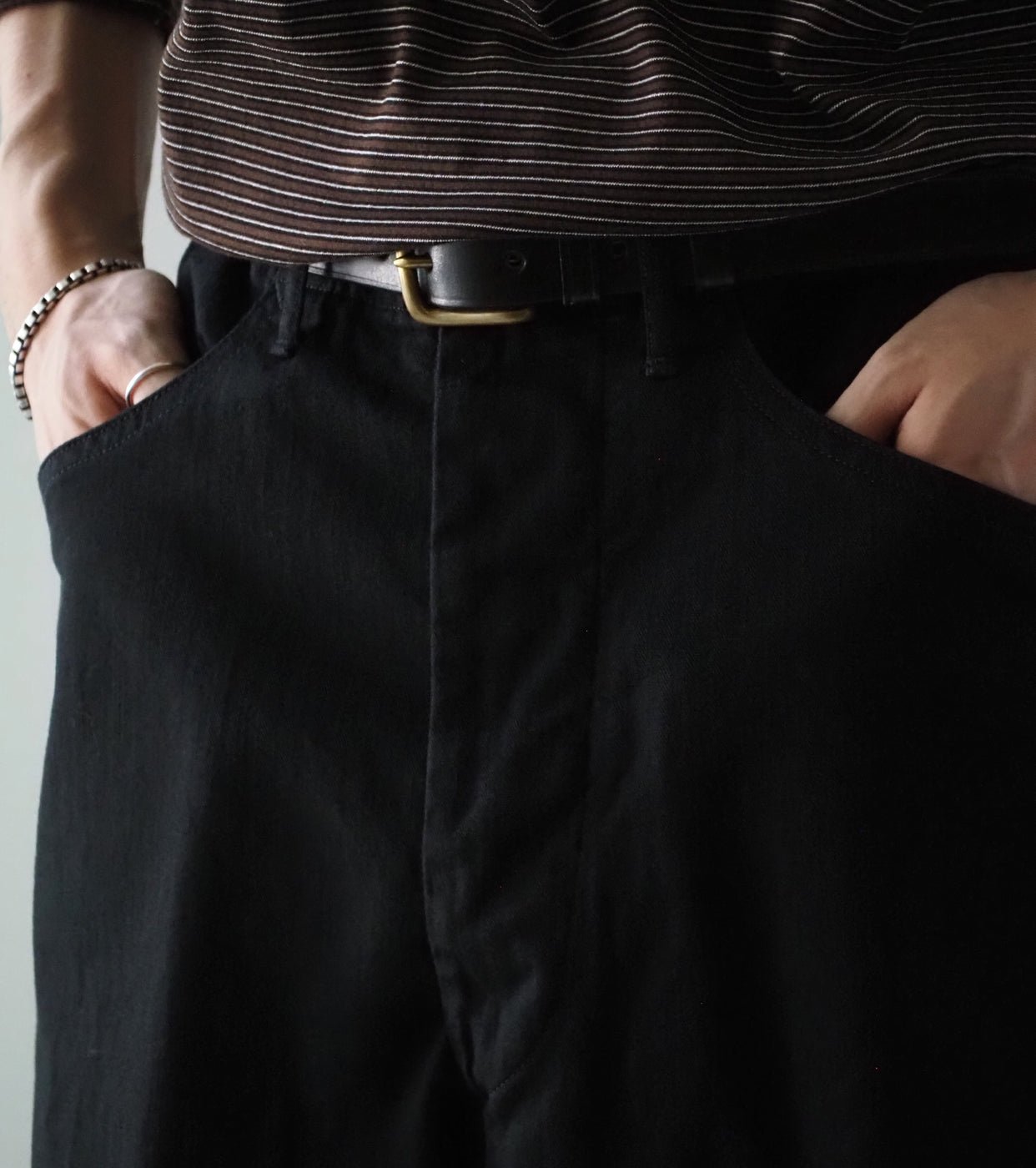 orslow  U.S NAVY ワイドフィット ユーティリティ パンツ  , Black