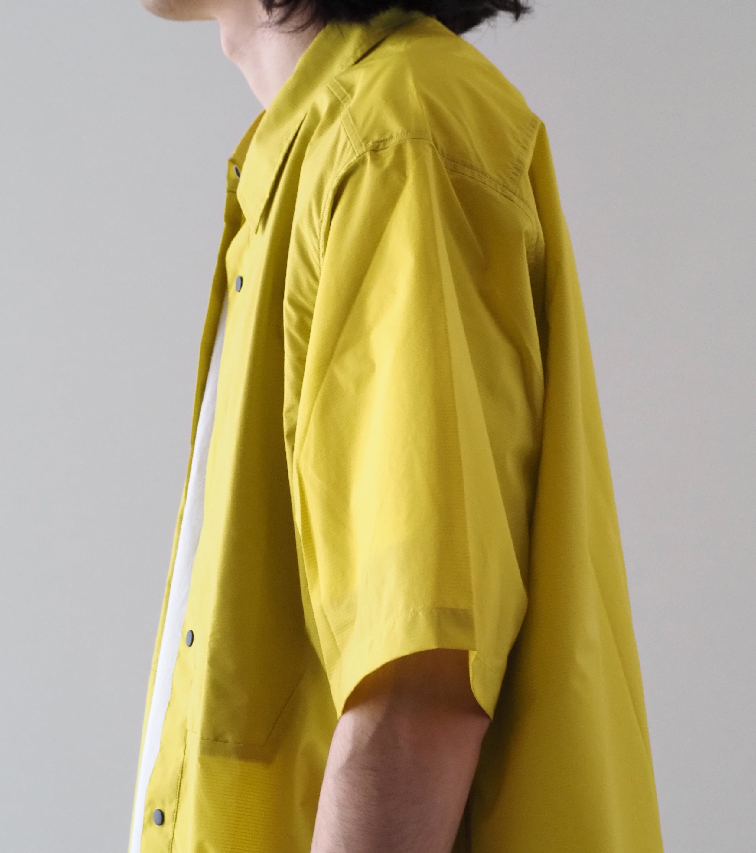 Goldwin パーテックス イクイリブリウム ショートスリーブ ウインドシャツ , Citronelle