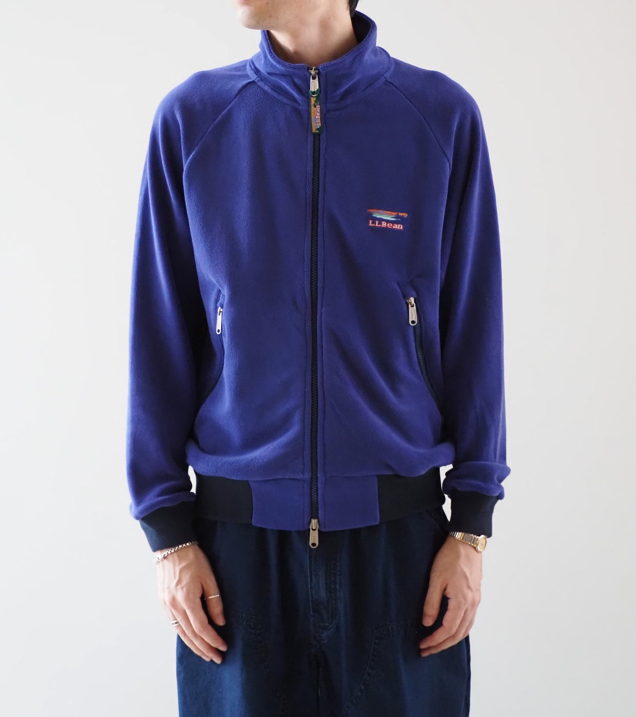 L.L.Bean JAPAN EDITION メンズ フランク フォート フリース ジャケット , Sky