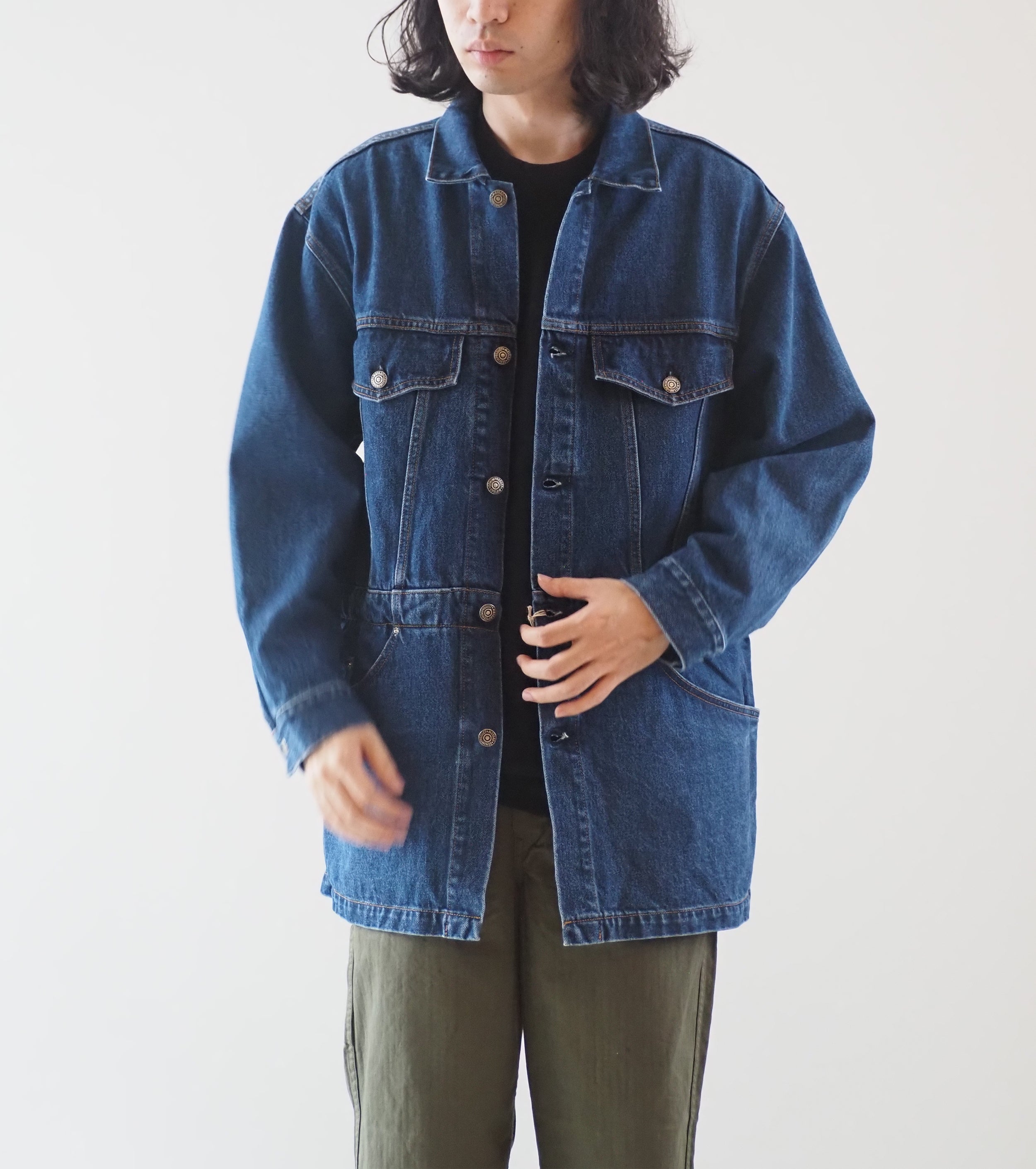 orslow Denim Half Coat , 6 Month Wash