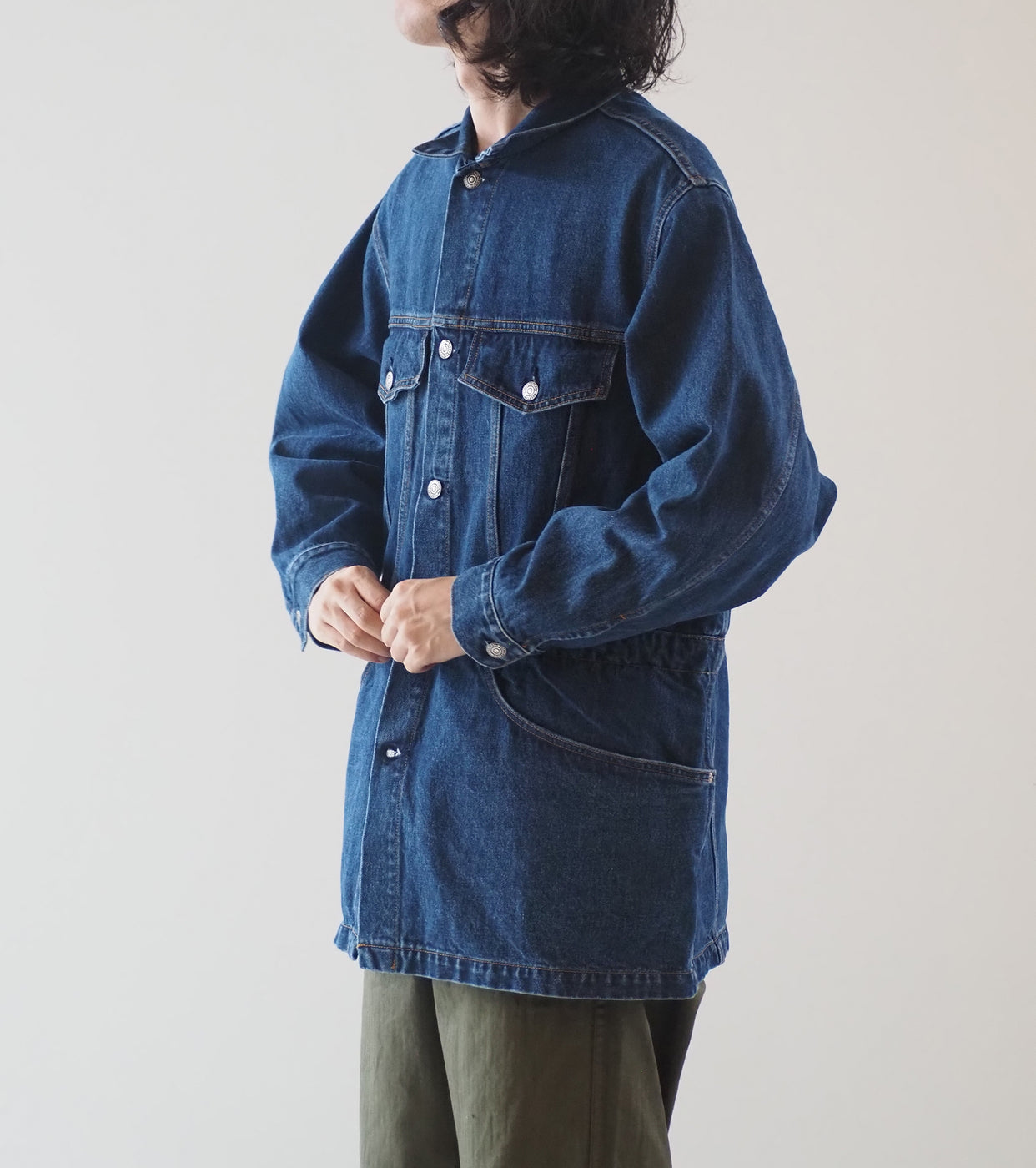 orslow Denim Half Coat , 6 Month Wash