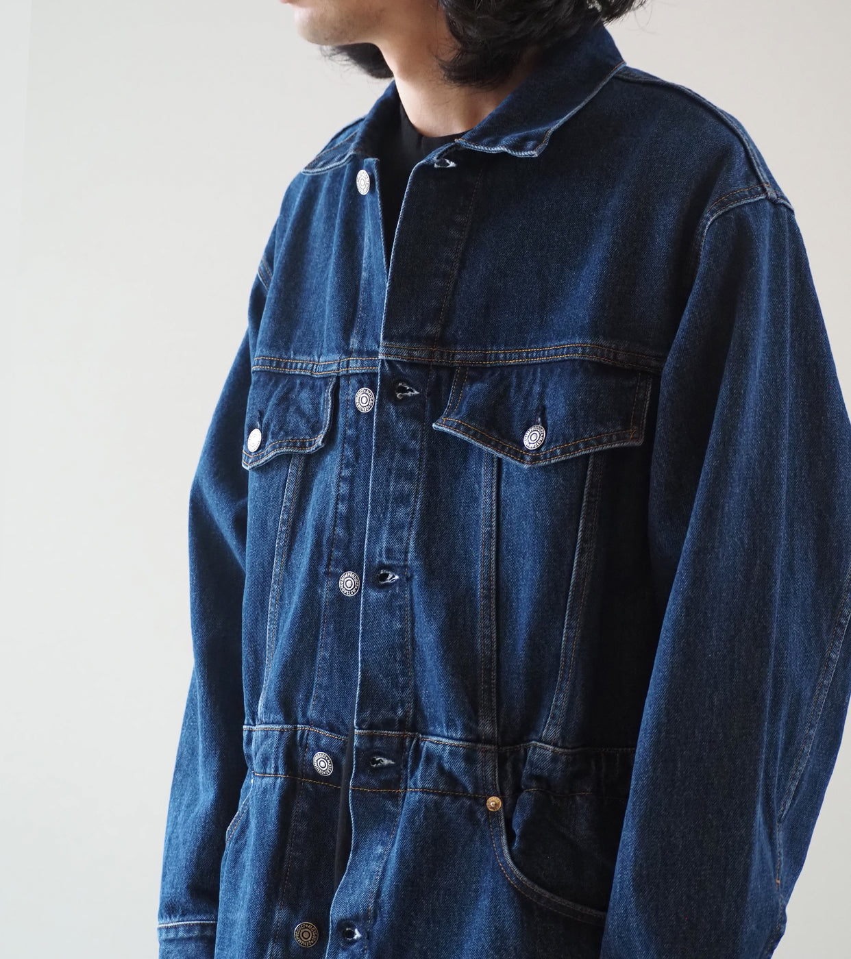 orslow Denim Half Coat , 6 Month Wash