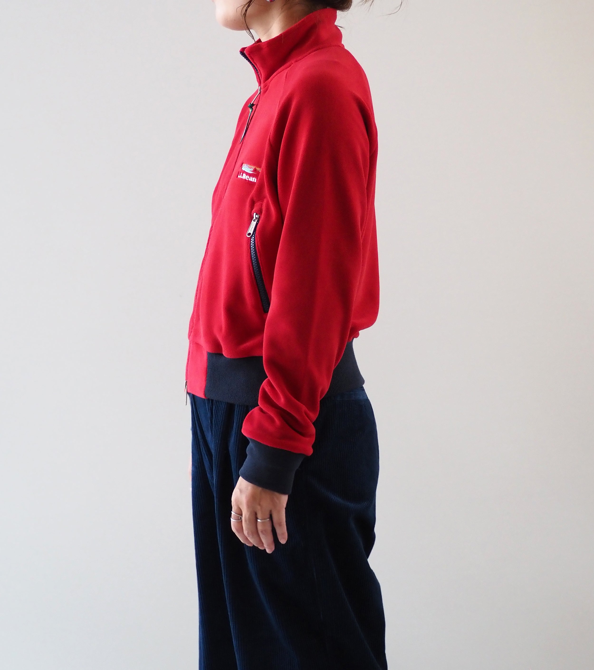 L.L.Bean JAPAN EDITION Women's Frankfort Fleece Jacket , Red