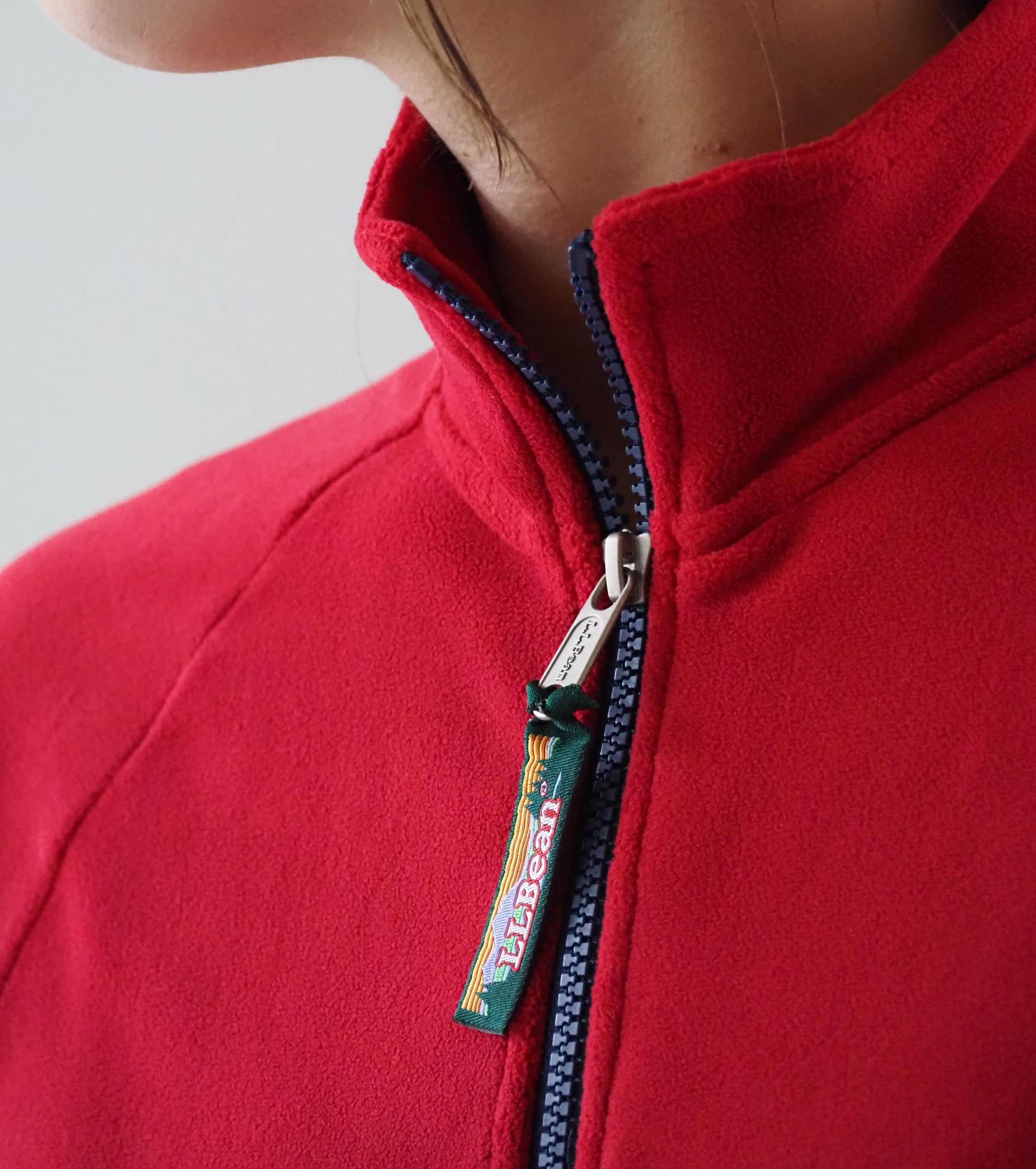 L.L.Bean JAPAN EDITION Women's Frankfort Fleece Jacket , Red