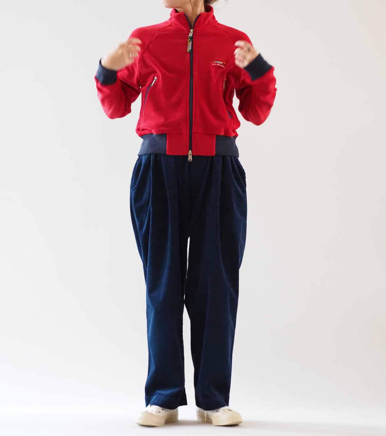L.L.Bean JAPAN EDITION Women's Frankfort Fleece Jacket , Red