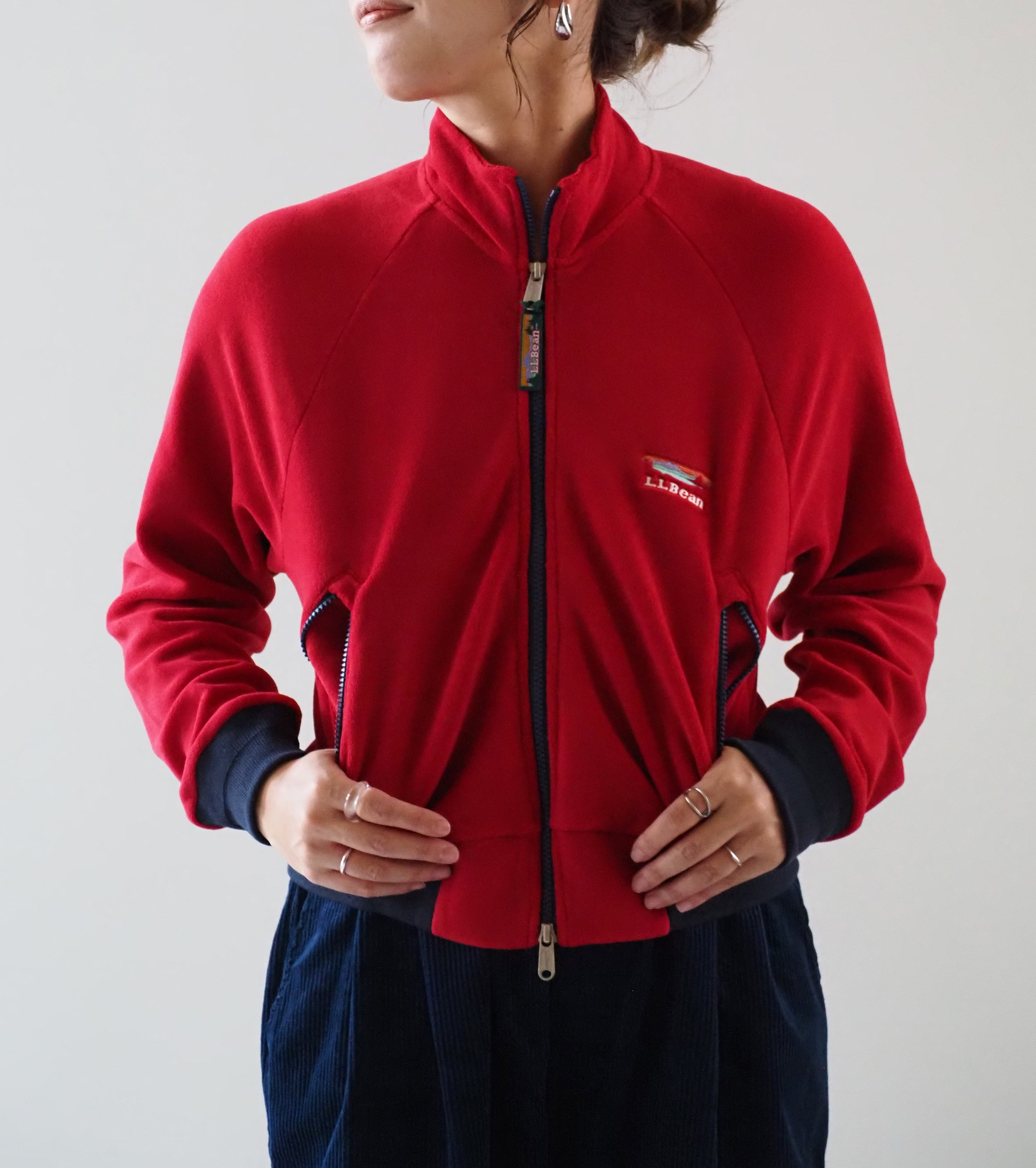 L.L.Bean JAPAN EDITION Women's Frankfort Fleece Jacket , Red