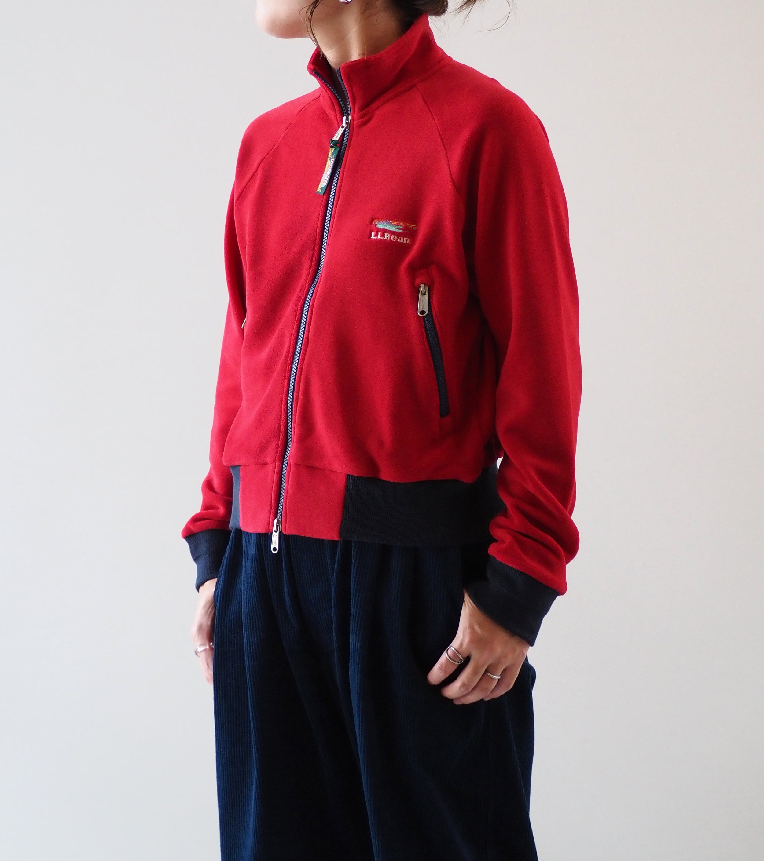L.L.Bean JAPAN EDITION Women's Frankfort Fleece Jacket , Red