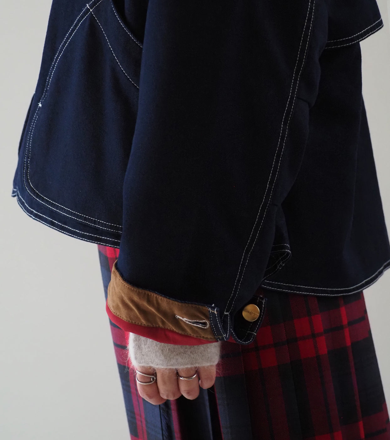 L.L.Bean JAPAN EDITION Women's Bean's Field Coat Fleece-Lined Indigo  , Blue