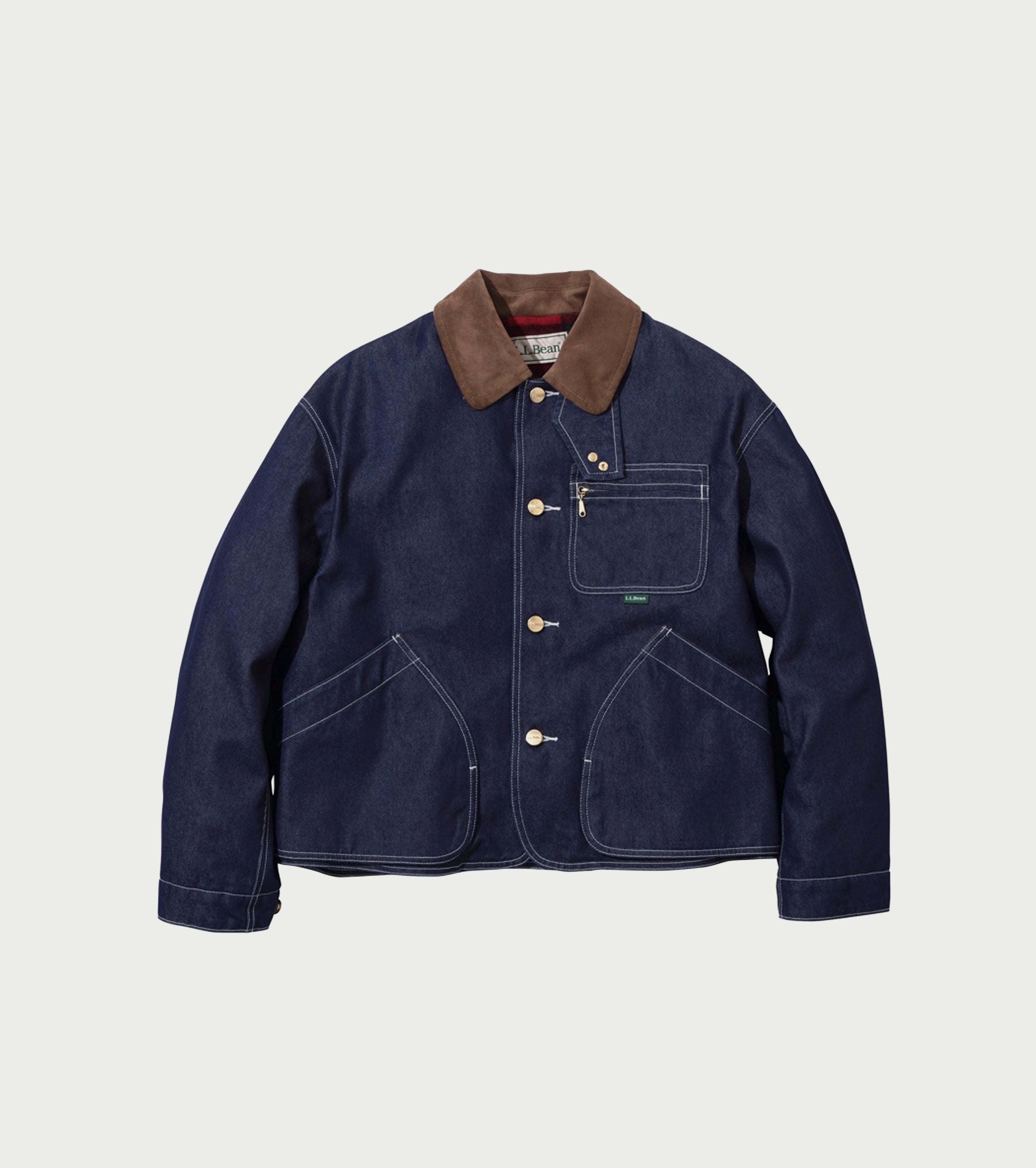L.L.Bean JAPAN EDITION Women's Bean's Field Coat Fleece-Lined Indigo  , Blue