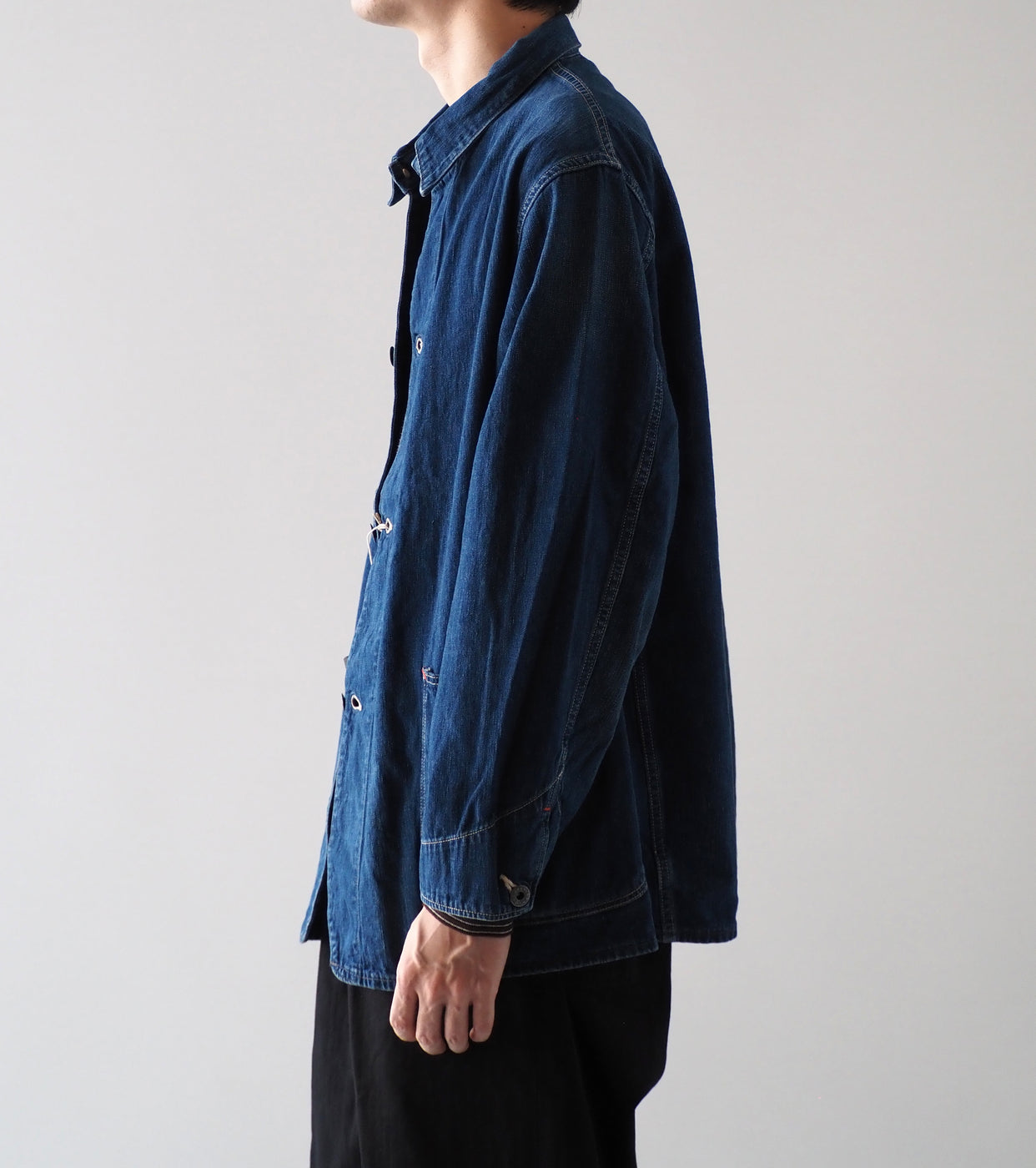 Orslow WWⅡ シンプリファイド デニム カバーオール ,  Vintage Indigo