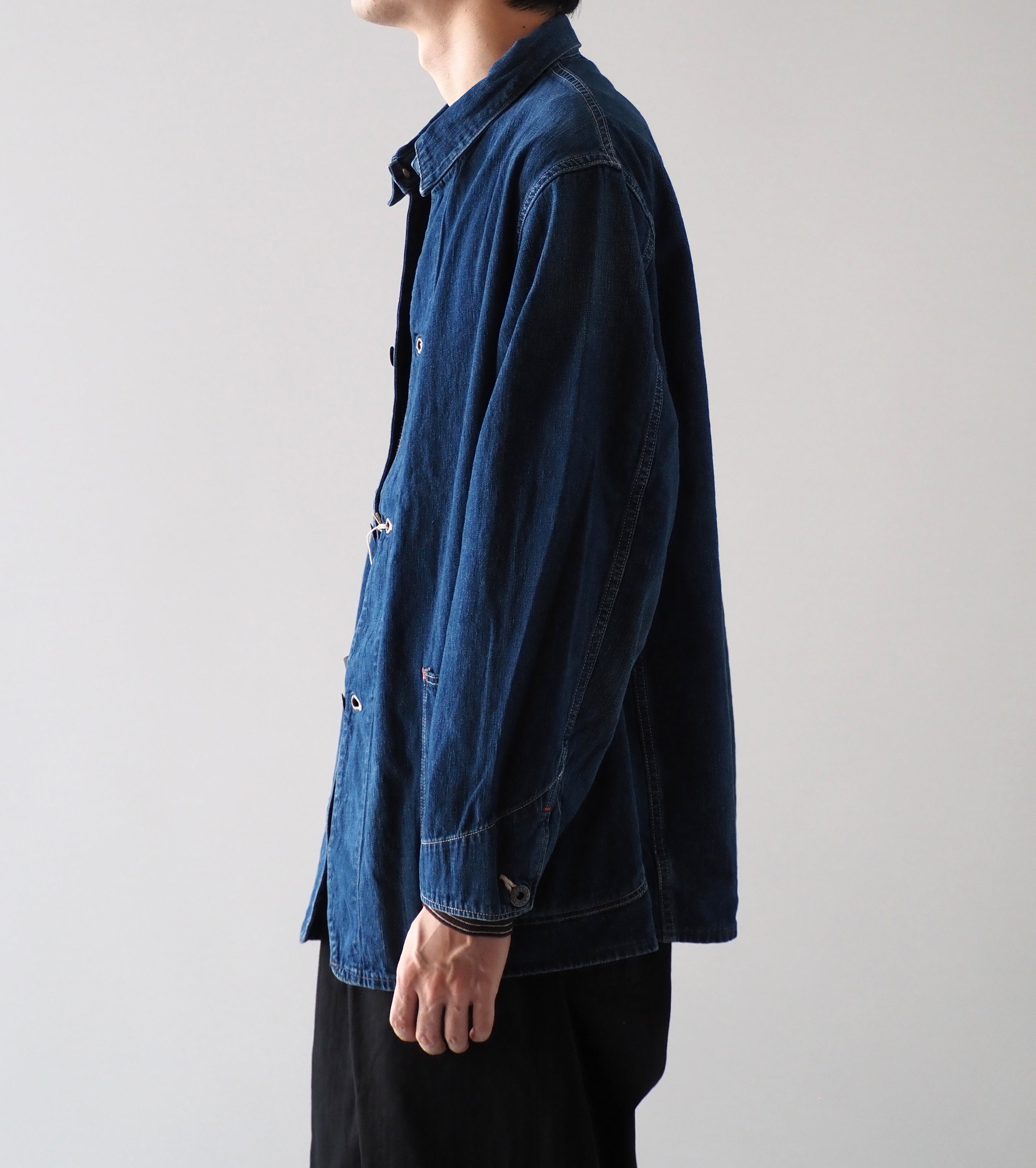 Orslow WWⅡ シンプリファイド デニム カバーオール ,  Vintage Indigo