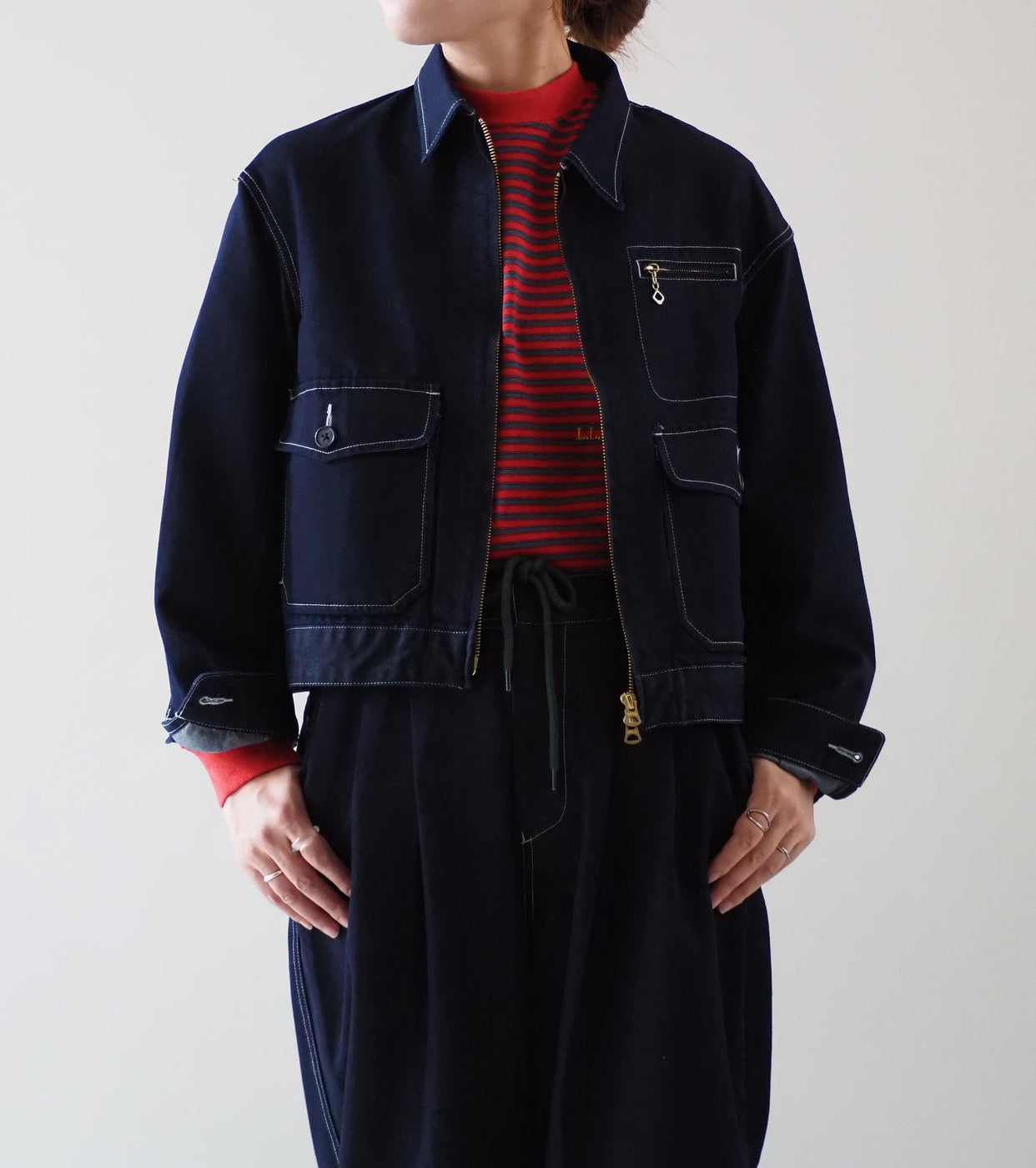 L.L.Bean JAPAN EDITION  パス ファインダー  デニム  ジャケット , Indigo Blue