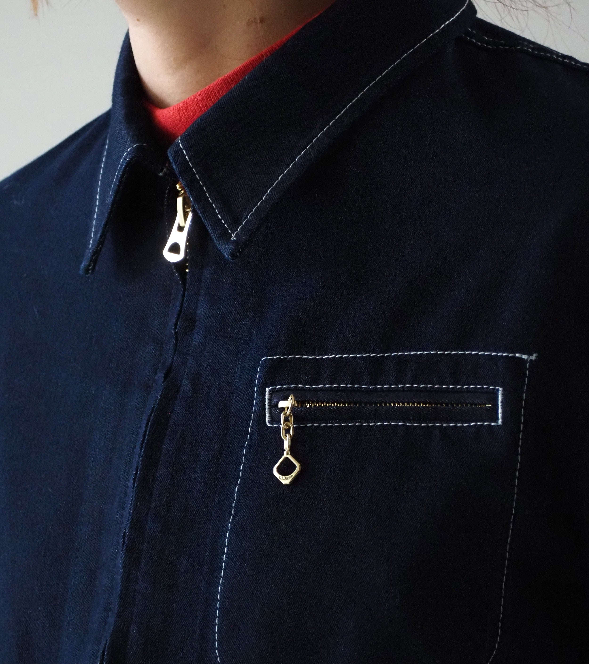L.L.Bean JAPAN EDITION  パス ファインダー  デニム  ジャケット , Indigo Blue