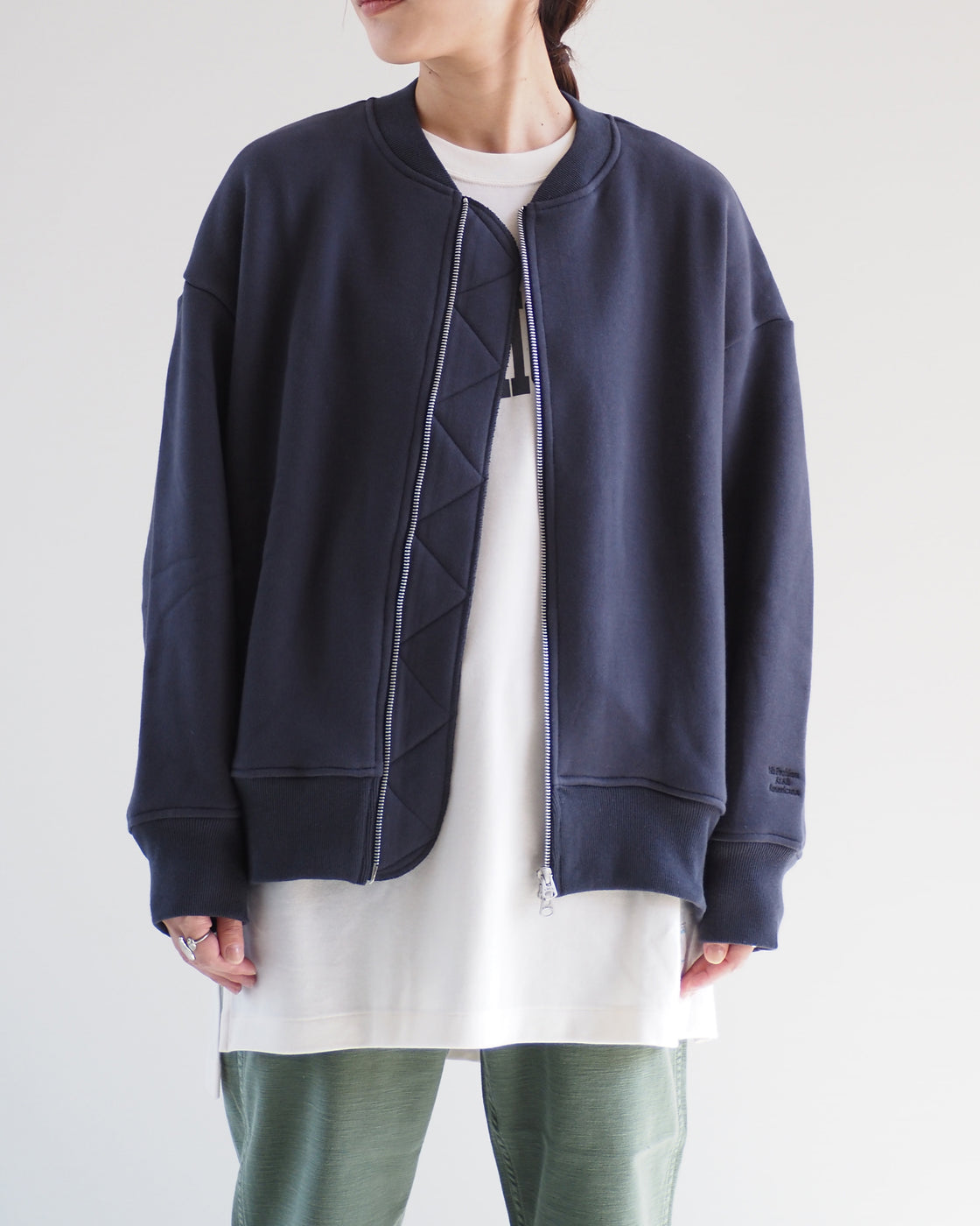 Americana MA-1 Type Sweatshirt Blouson, Sumikuro