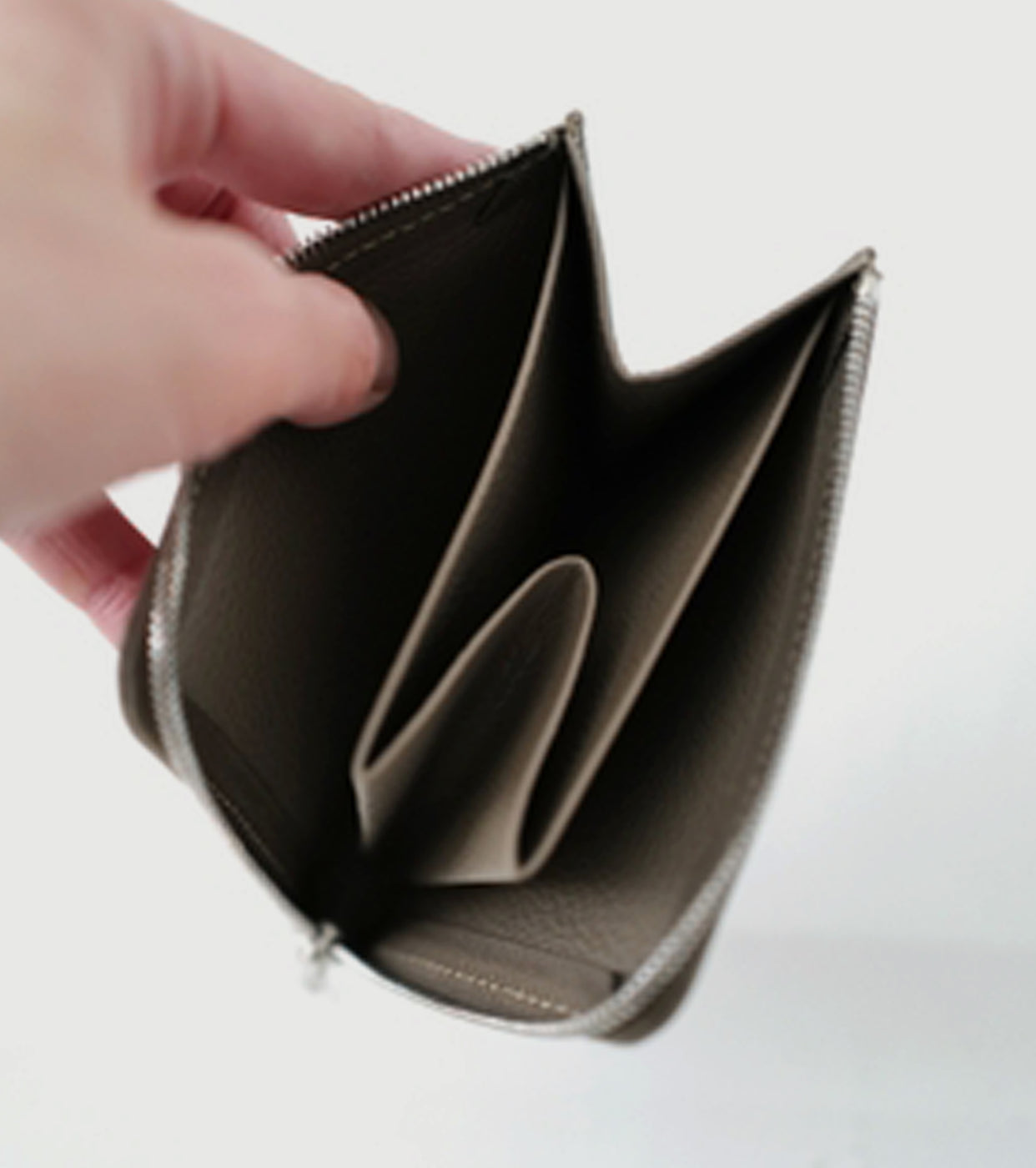 Aeta L-SHAPED WALLET , Taupe