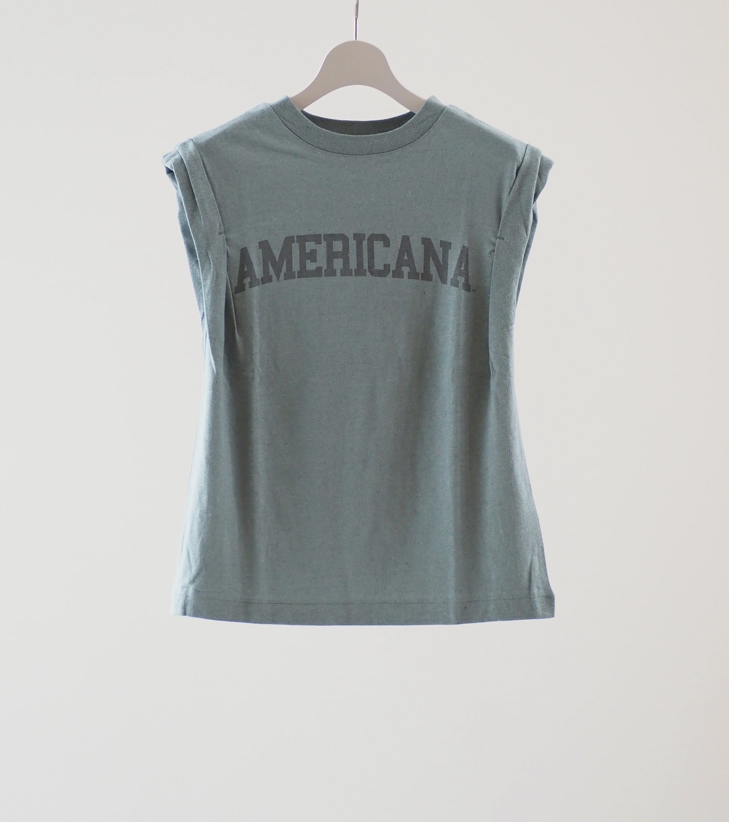 Americana Roll up T-shirt , Green