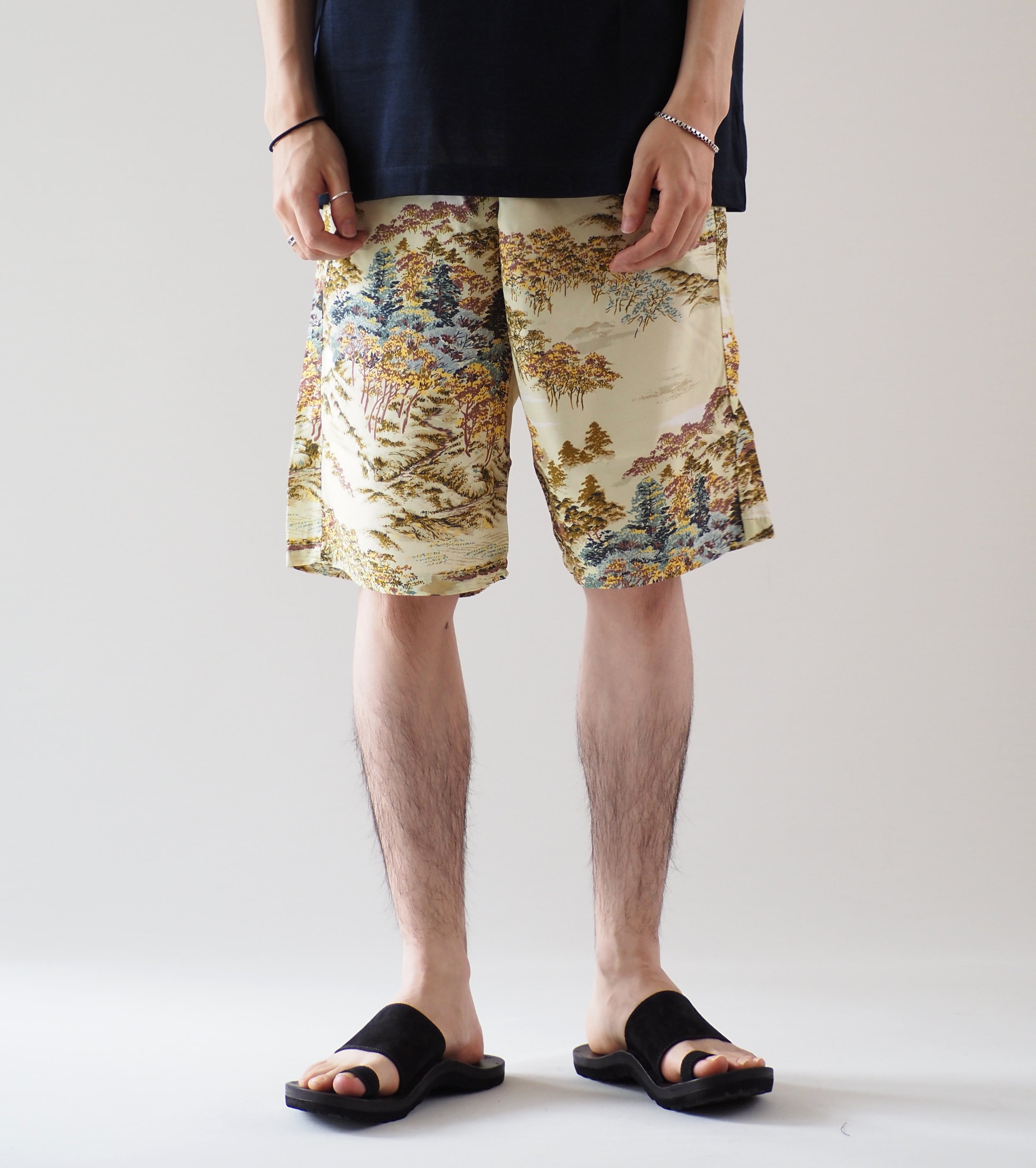 orslow Hawaiian shorts , Yellow