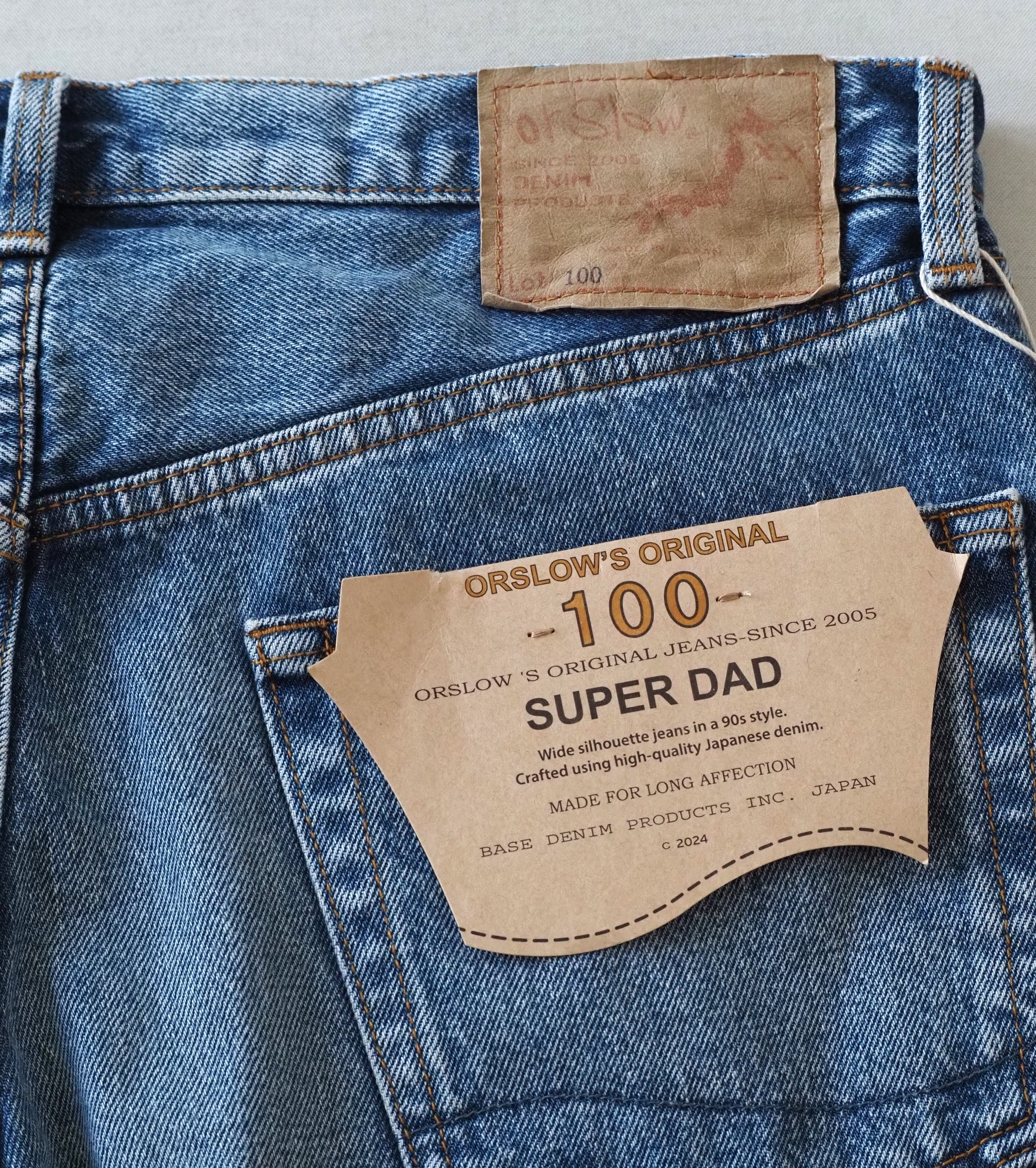 orslow スーパー ダッヅ フィット ショーツ , Denim Used