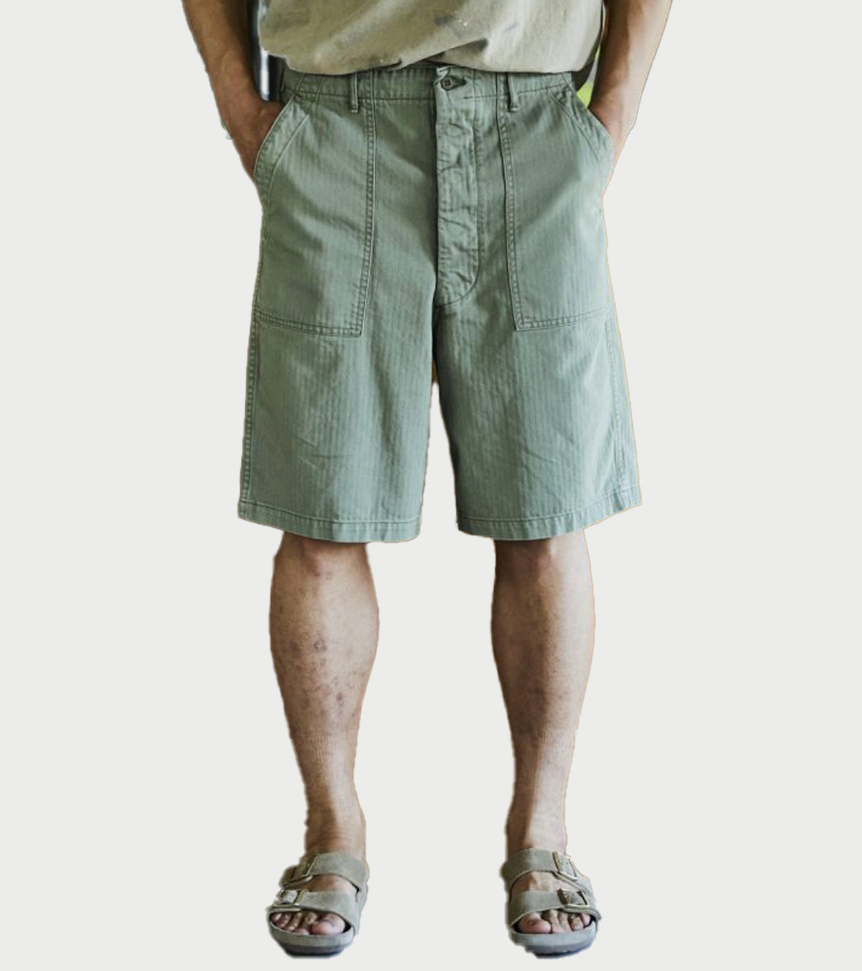 orslow サマー ファティーグ ショーツ , Green