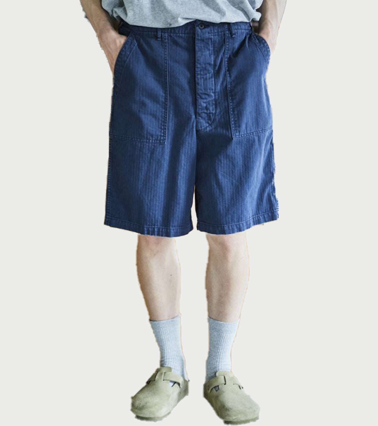 orslow サマー ファティーグ ショーツ , Navy