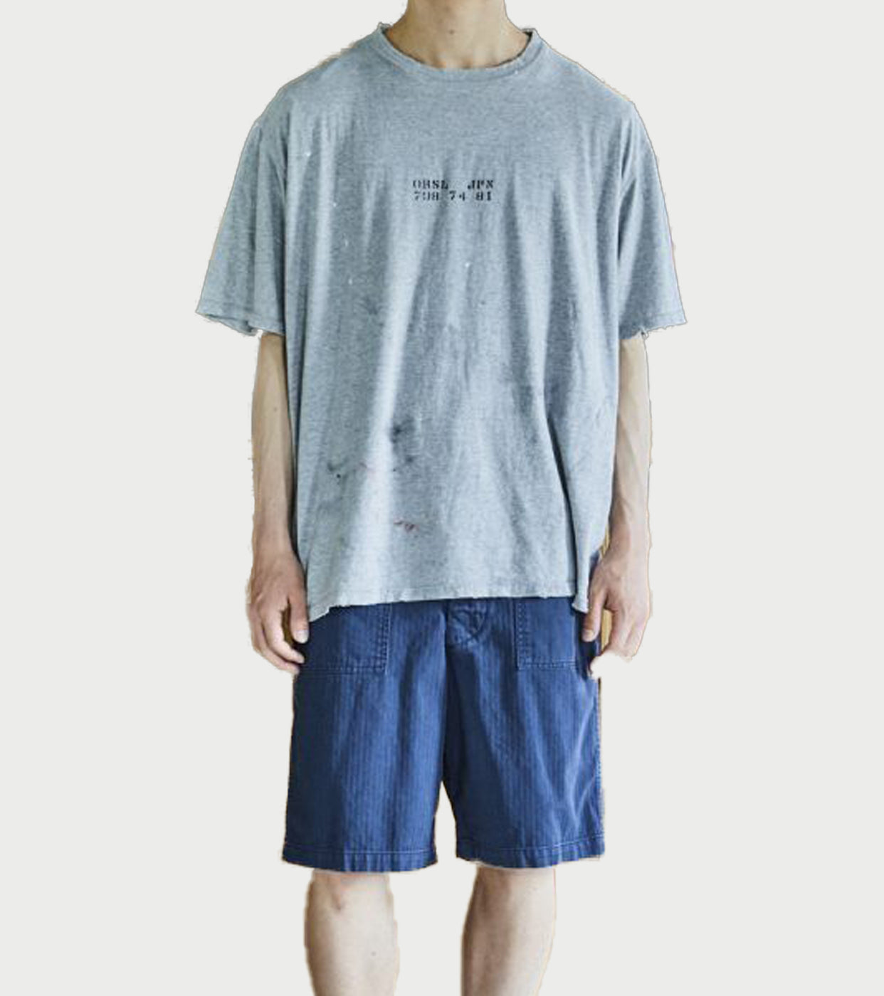 orslow サマー ファティーグ ショーツ , Navy