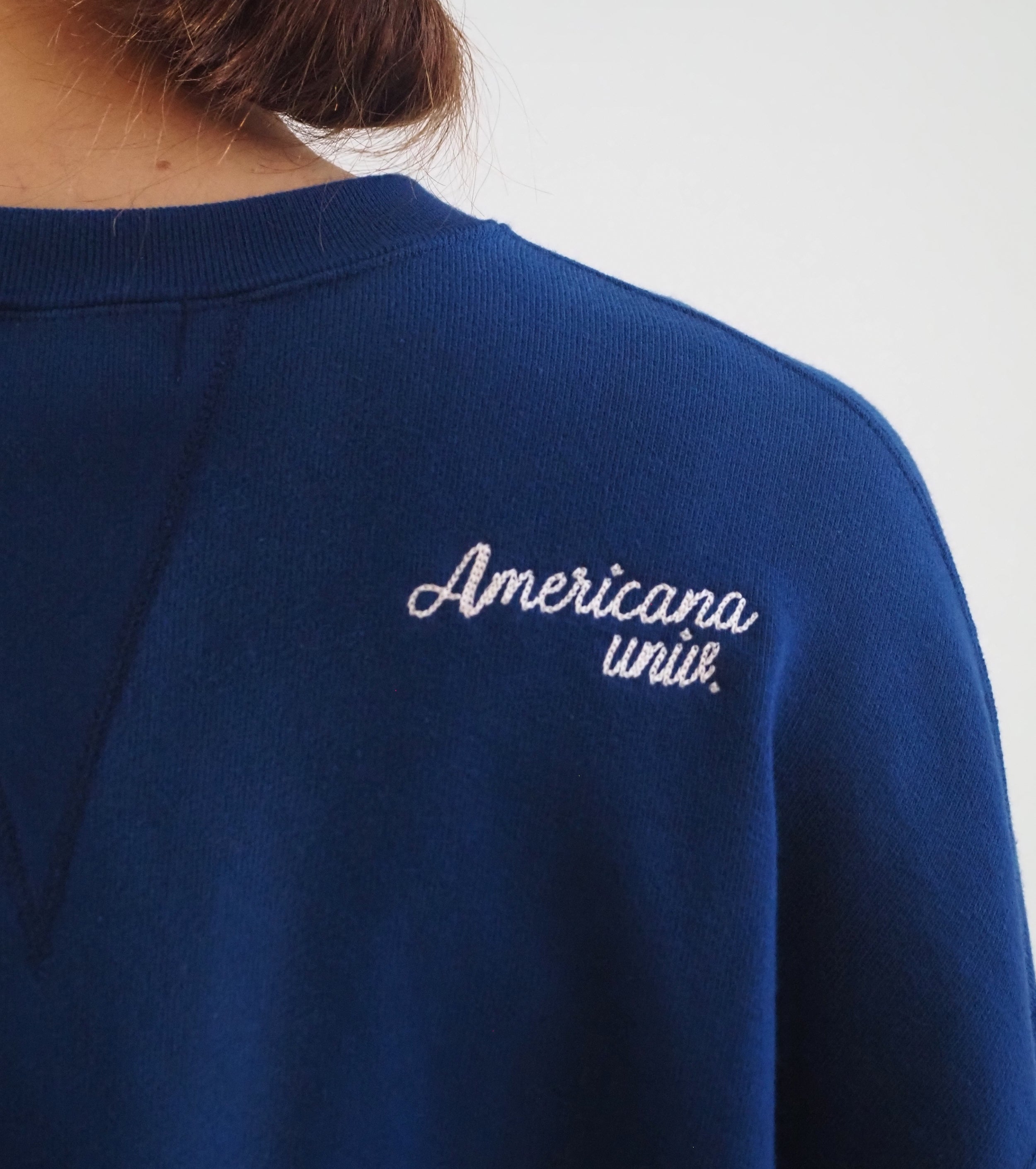 Americana 14 Gauge Cutoff Pullover, Blue