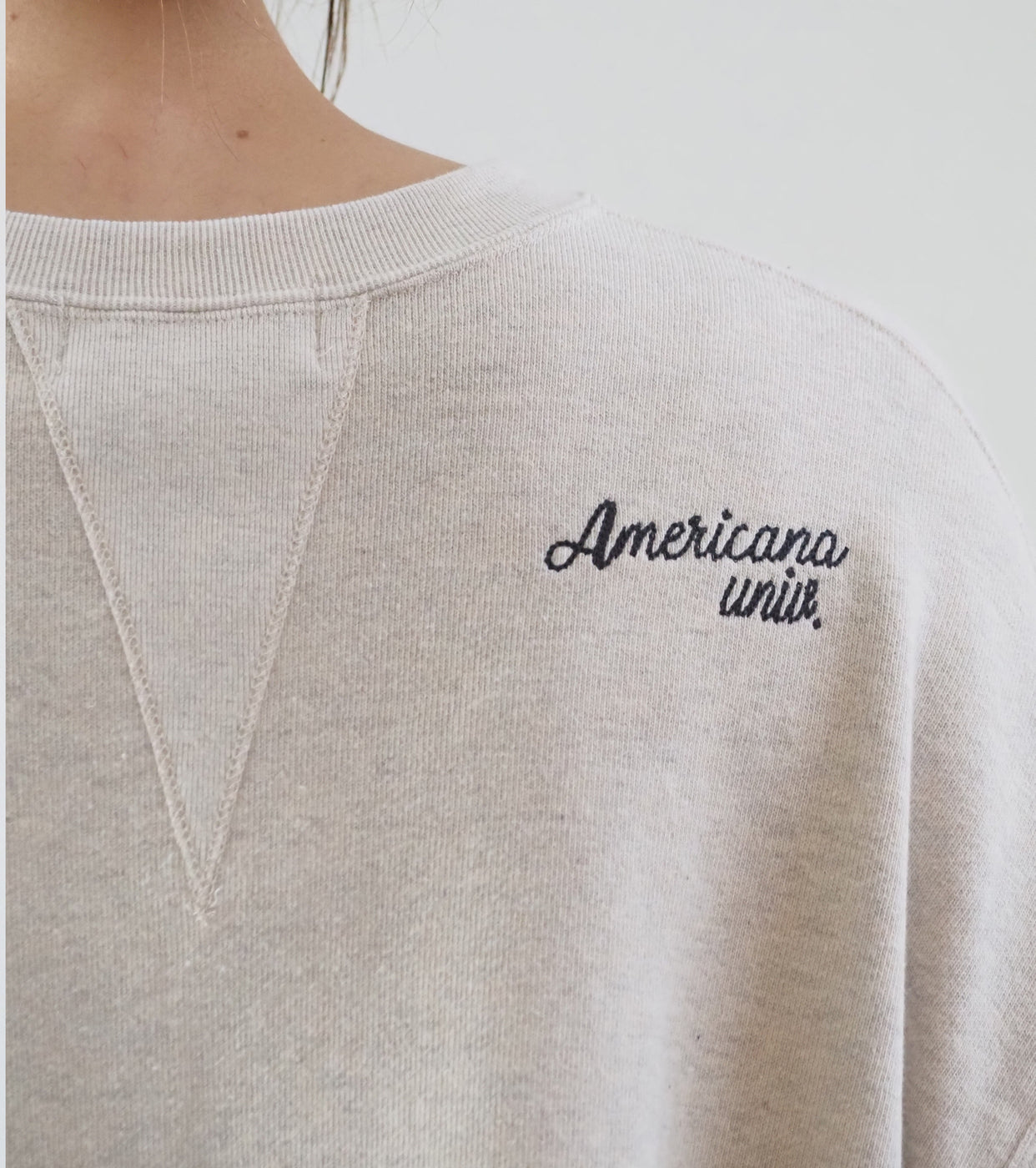 Americana 14 Gauge Cutoff Pullover, Oatmeal