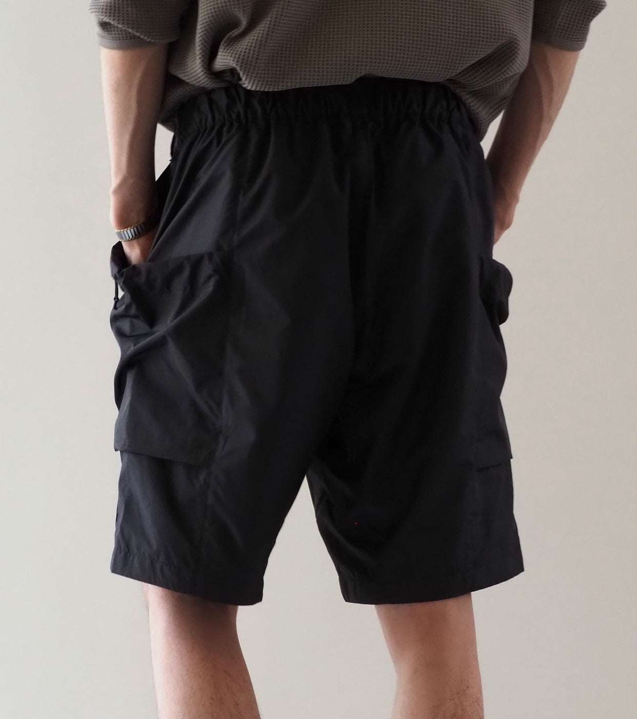 Goldwin リップストップ ショーツ , Black