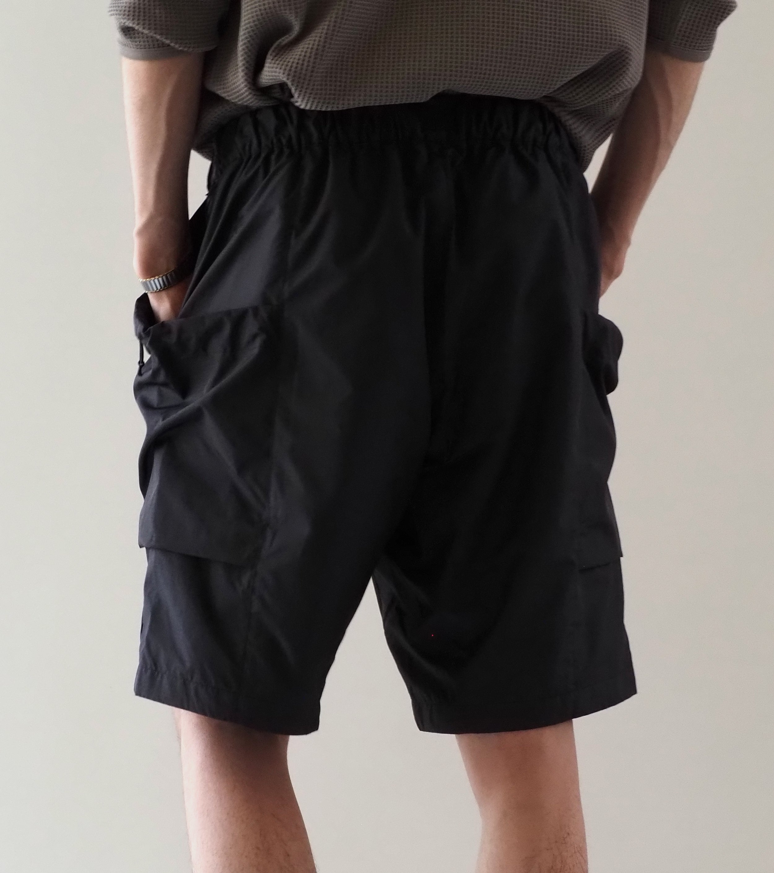 Goldwin リップストップ ショーツ , Black