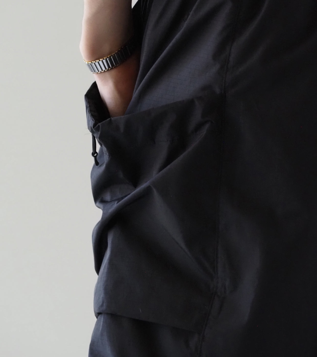 Goldwin リップストップ ショーツ , Black