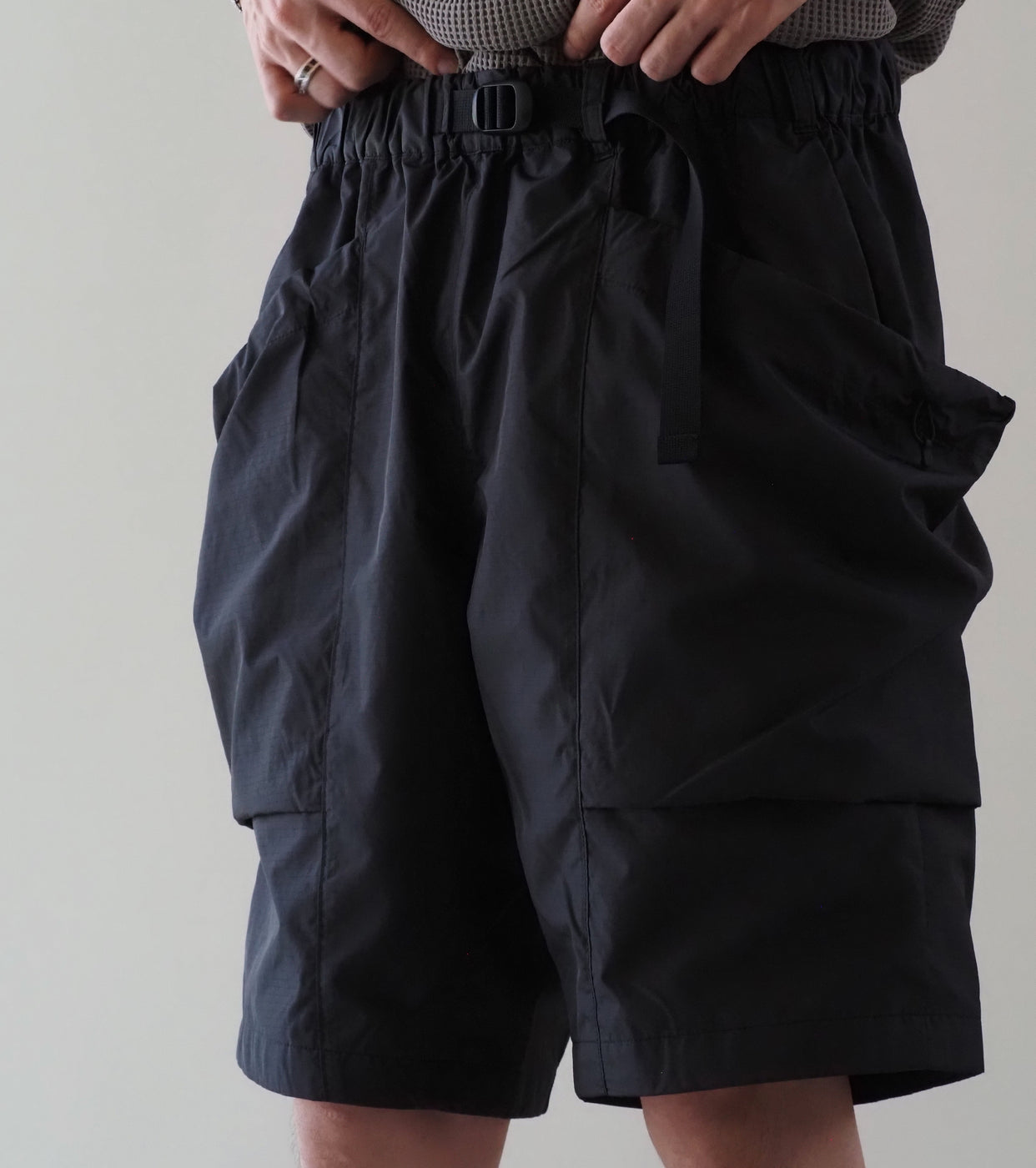 Goldwin リップストップ ショーツ , Black