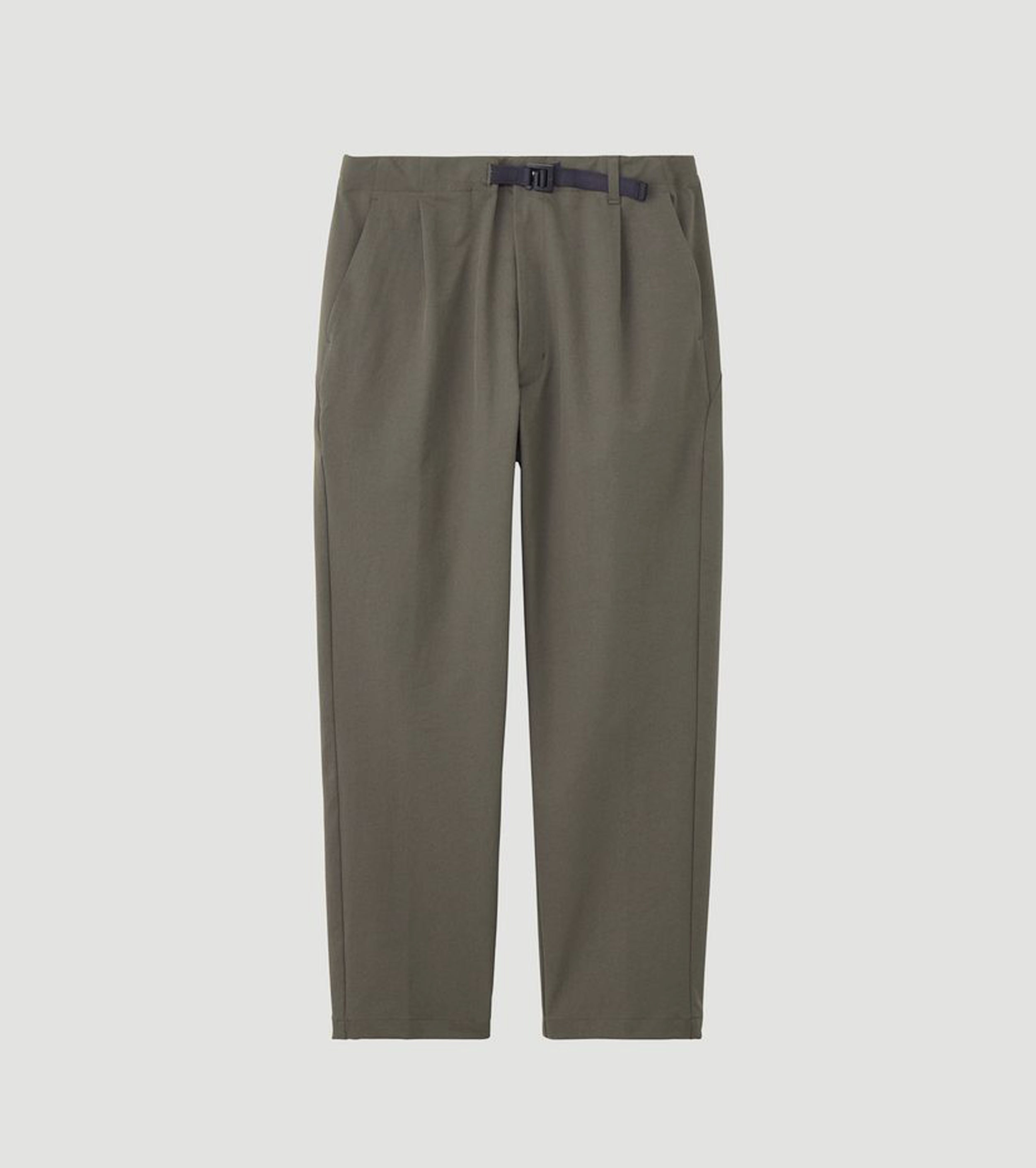 Goldwin One Tuck Tapered Stretch Pants,  Dark Olive
