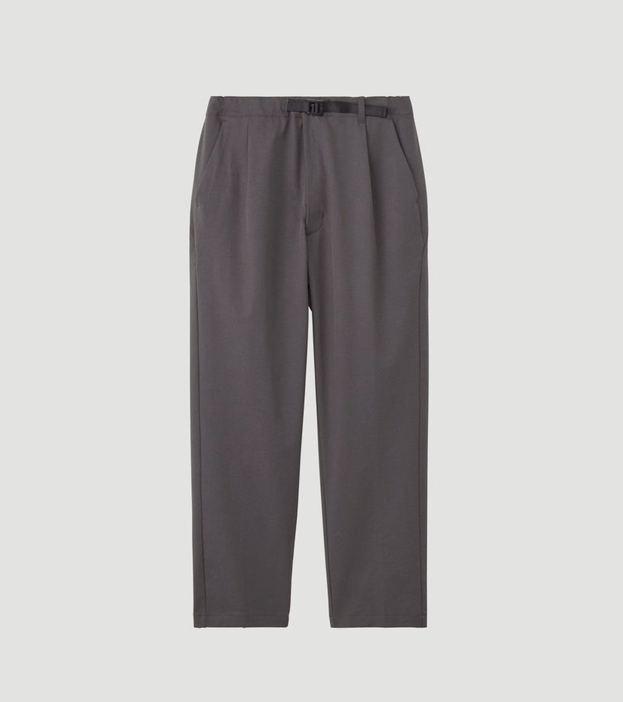 Goldwin One Tuck Tapered Stretch Pants, Deep Charcoal 