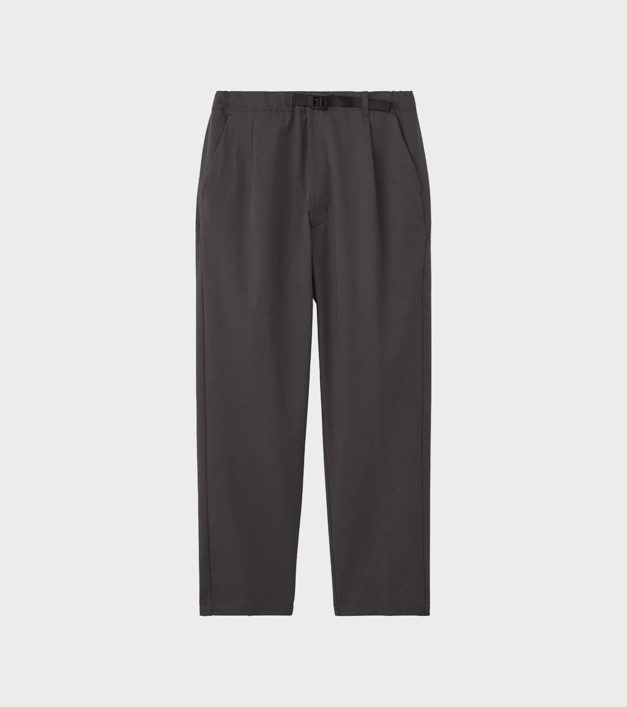 Goldwin One Tuck Tapered Stretch Pants, Deep Charcoal 