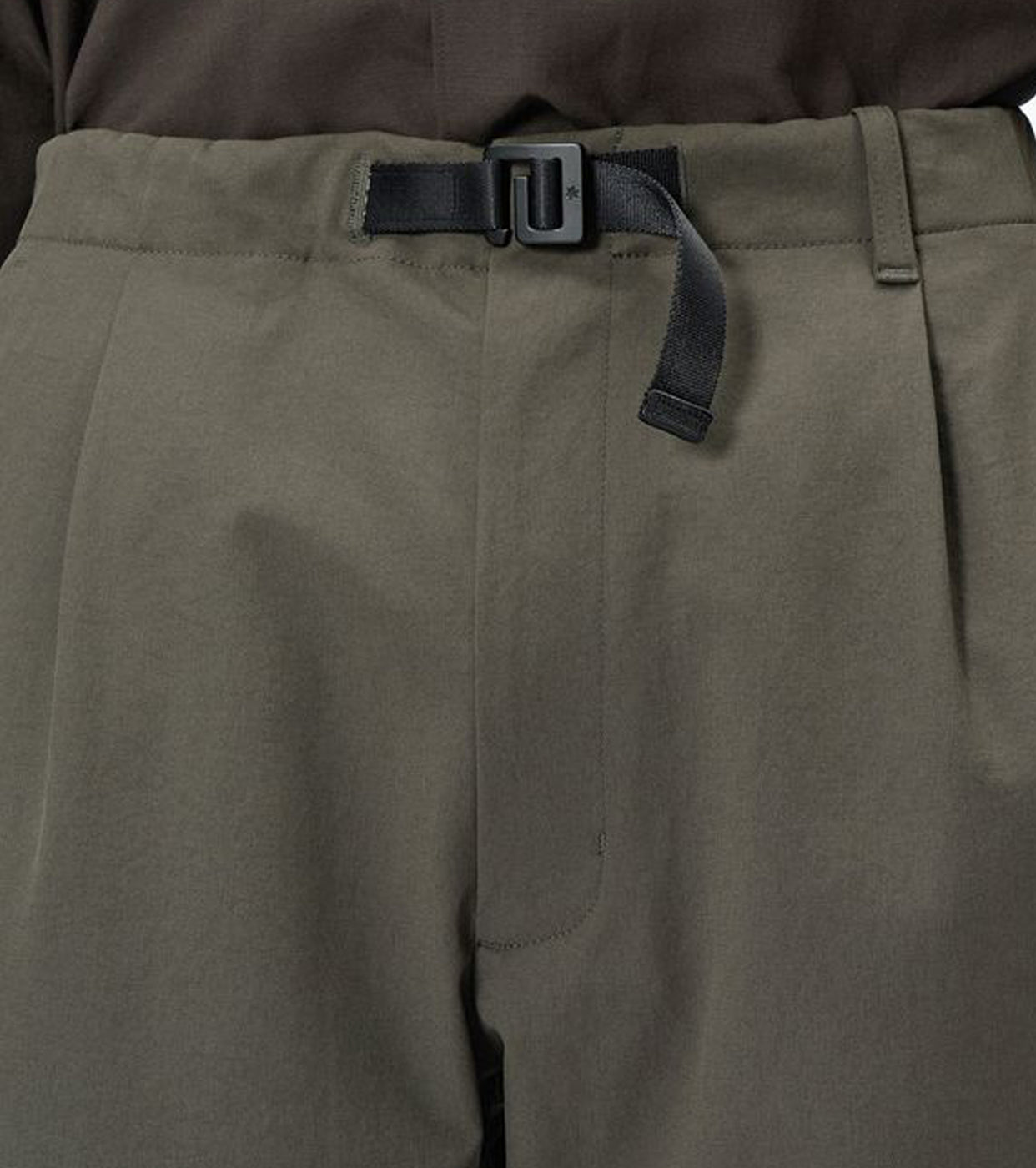 Goldwin One Tuck Tapered Stretch Pants,  Dark Olive