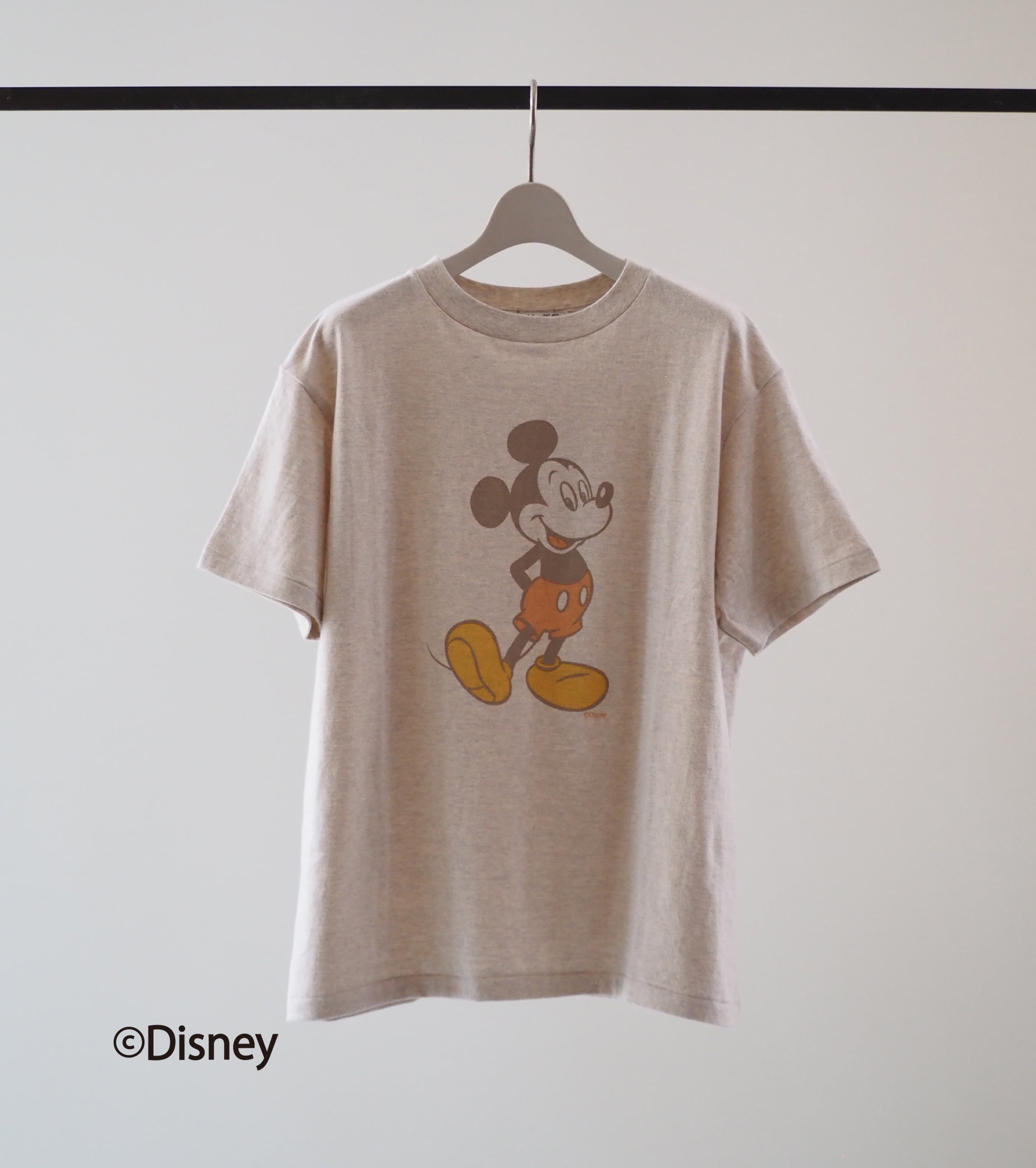 Americana ミッキーマウス プリントTシャツ , Oatmeal