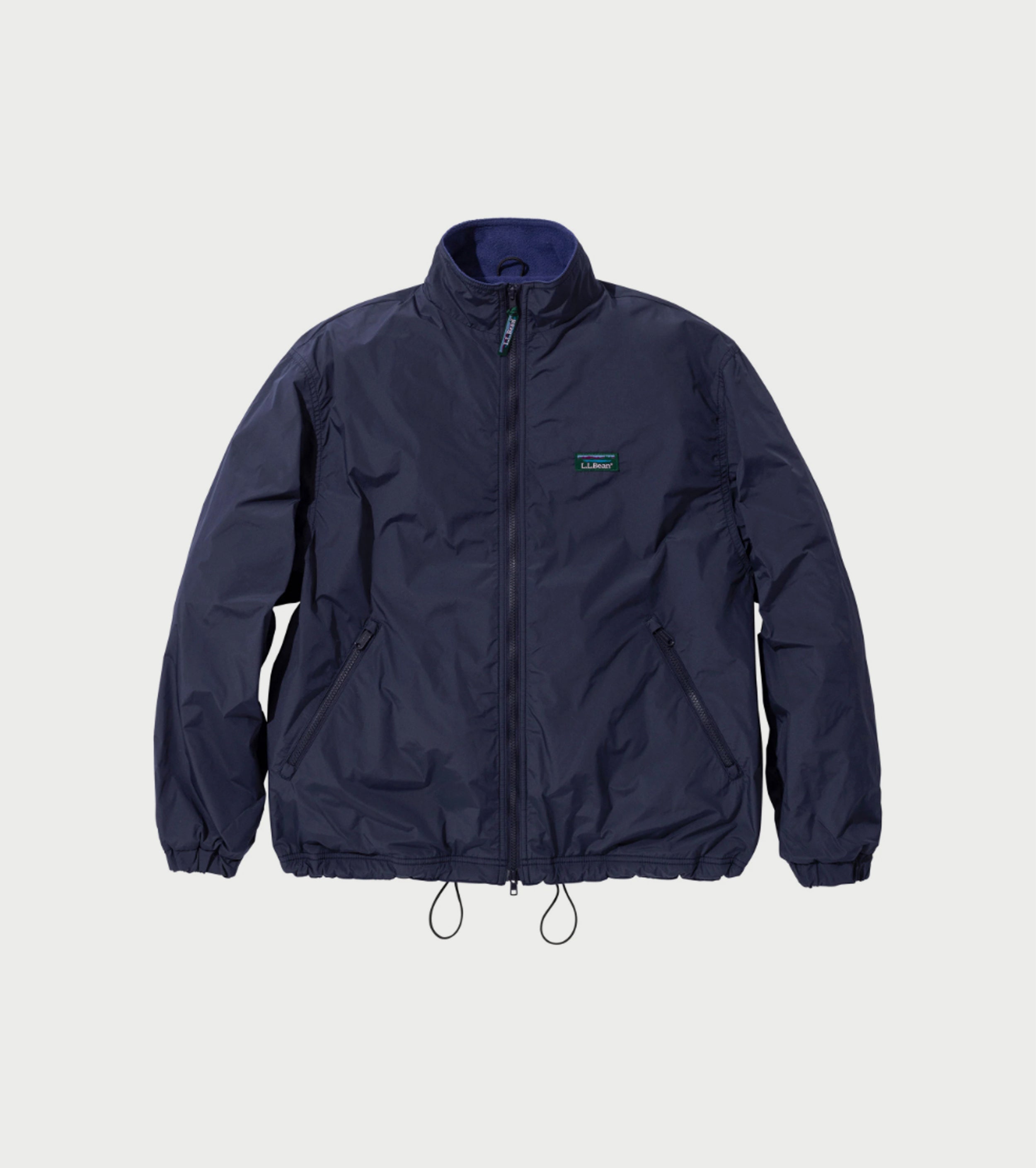 L.L.Bean JAPAN EDITION メンズ ラヴェル マイクロ フリース ラインド ジャケット, Navy